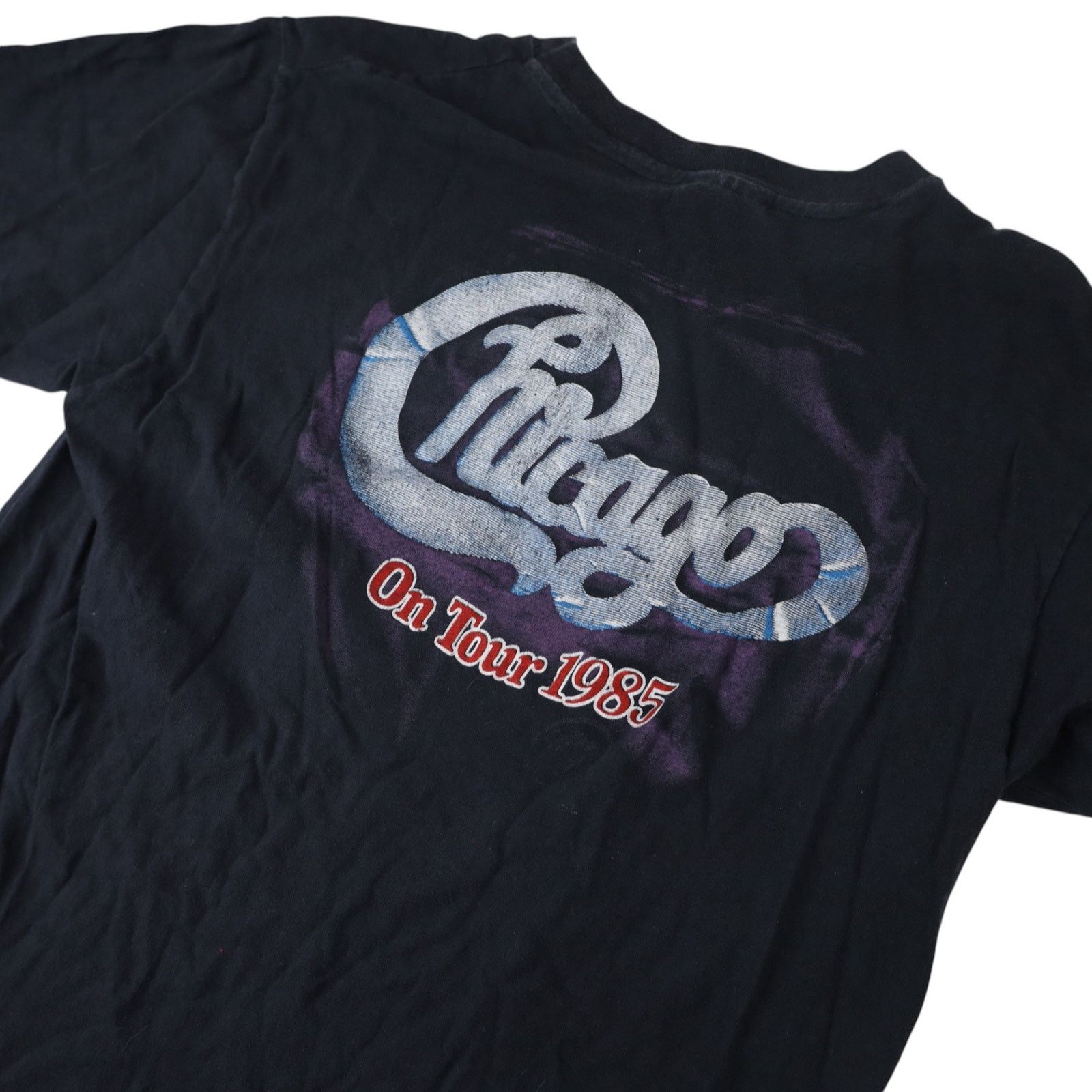 Vintage Vintage 1985 Chicago On Tour Graphic Band Tee Size US L / EU 52-54 / 3 - 11 Thumbnail