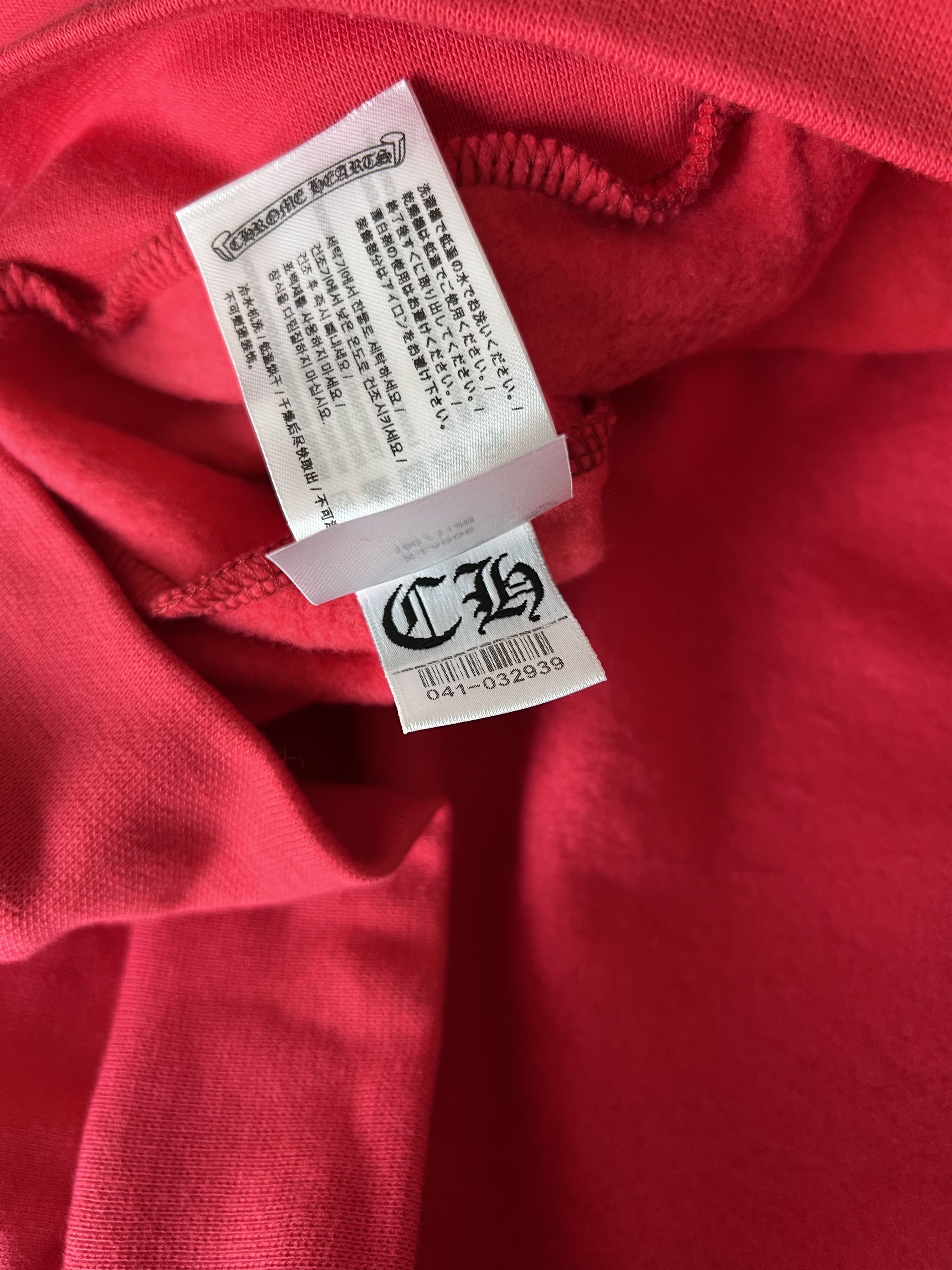 Chrome Hearts Chrome Hearts Red Hoodie Size US XL / EU 56 / 4 - 11 Thumbnail
