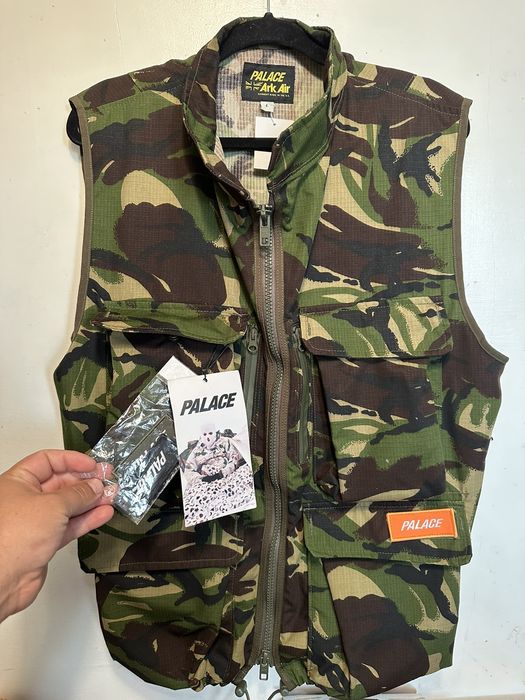 Palace Brand New W Tags Camo Palace Ark Air Flight Vest Mens Large