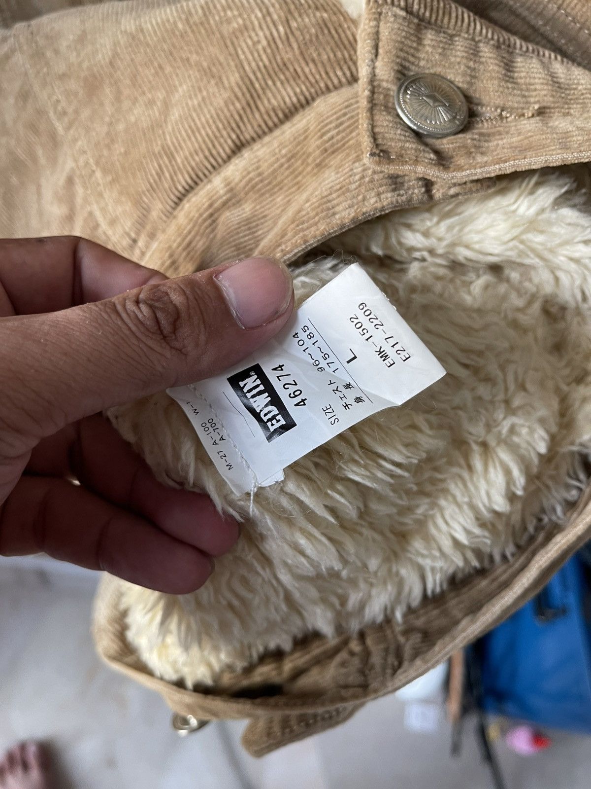 Edwin Vintage Edwin Sherpa Jacket With Buckel Back Size US M / EU 48-50 / 2 - 8 Thumbnail