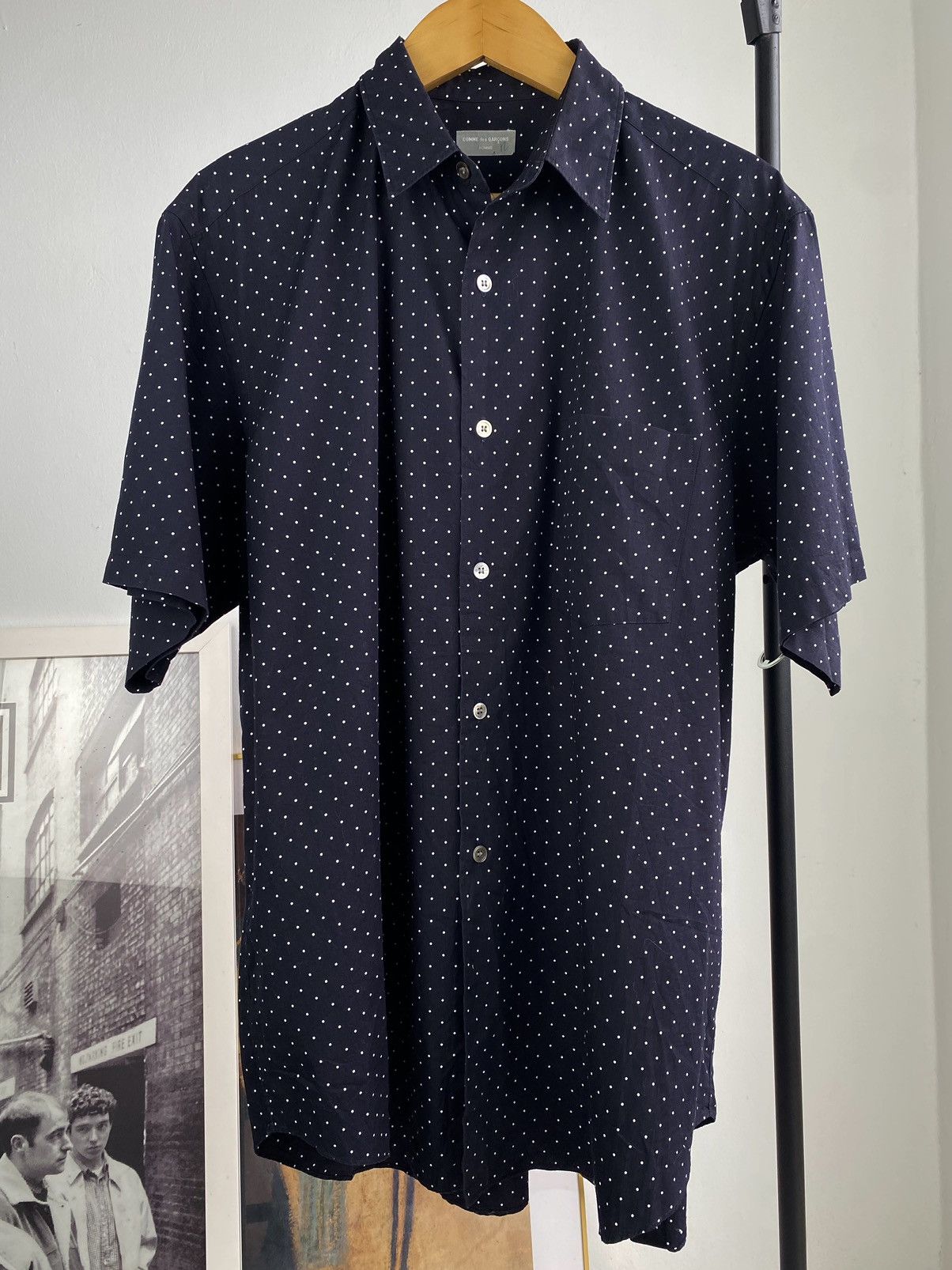 Vintage AD1990 Comme des Garcons Polkadot Button up Shirt