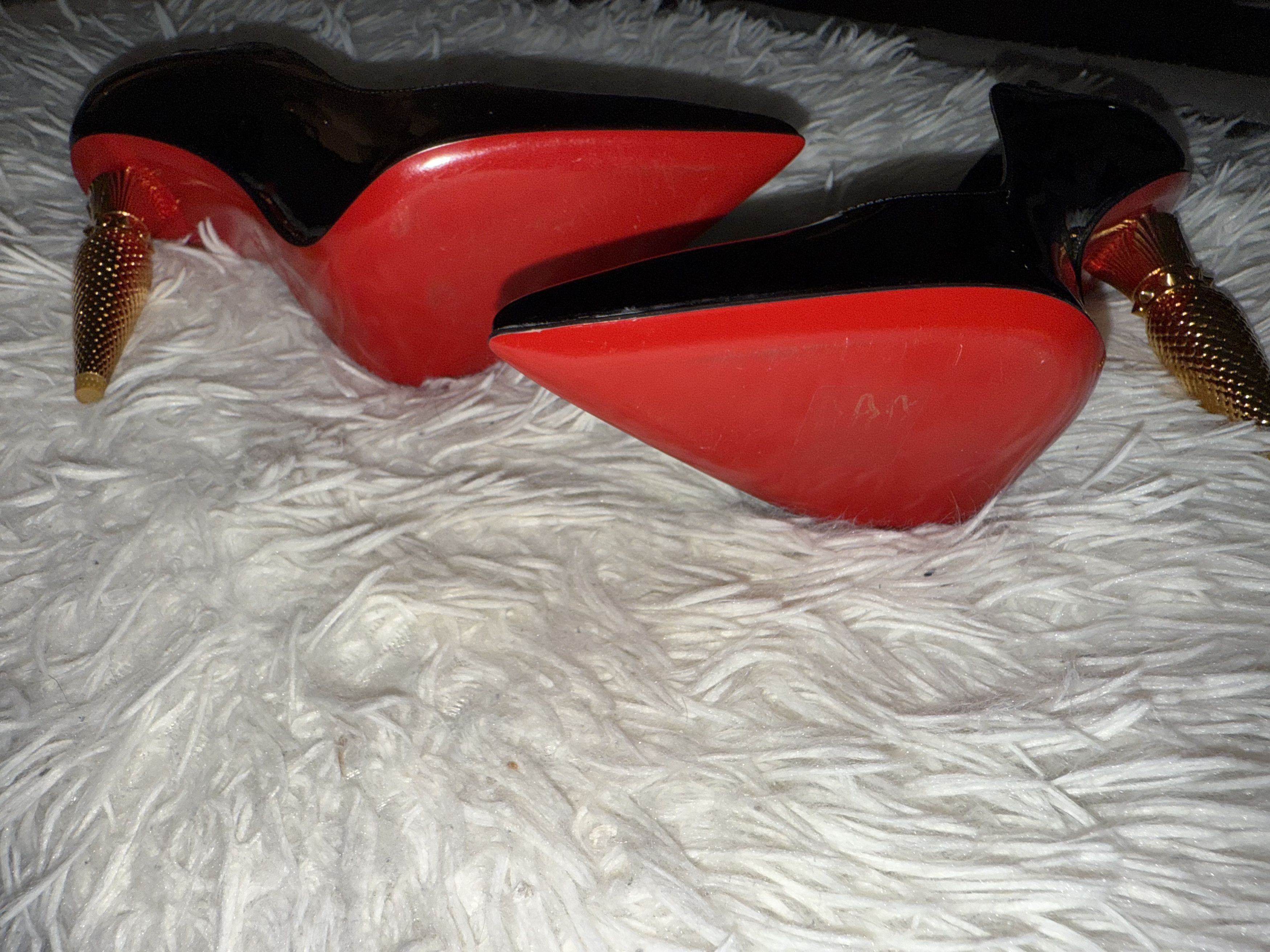 Christian Louboutin Lipchick Pumps Size US 7 / IT 37 - 6 Thumbnail