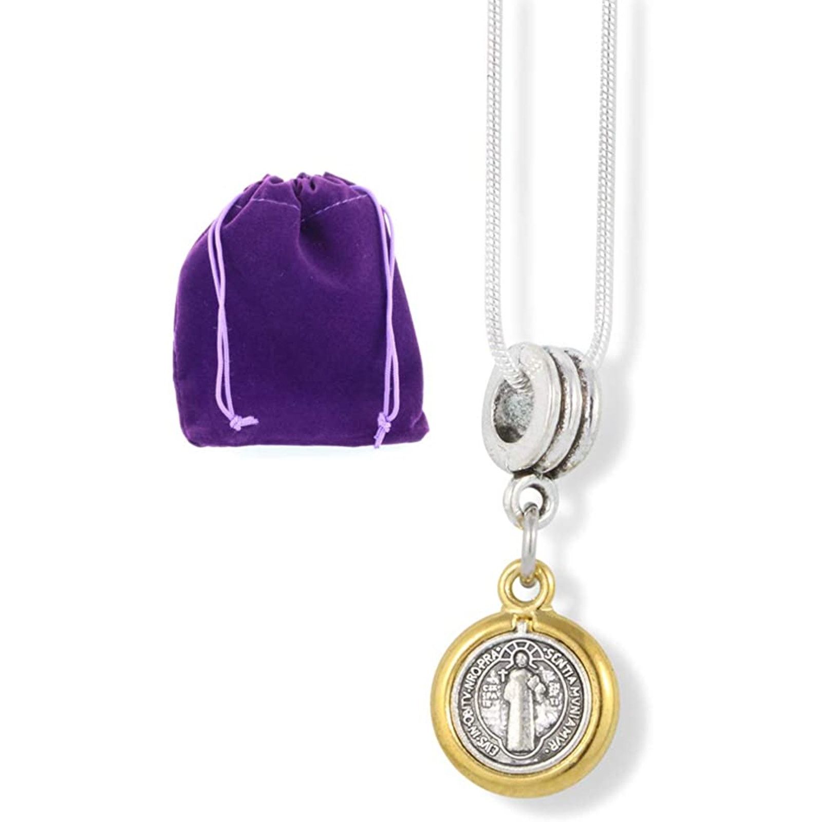 & Other Stories St Benedict Necklace | Medal San Benito Religious Jewelry Size ONE SIZE - 1 Thumbnail