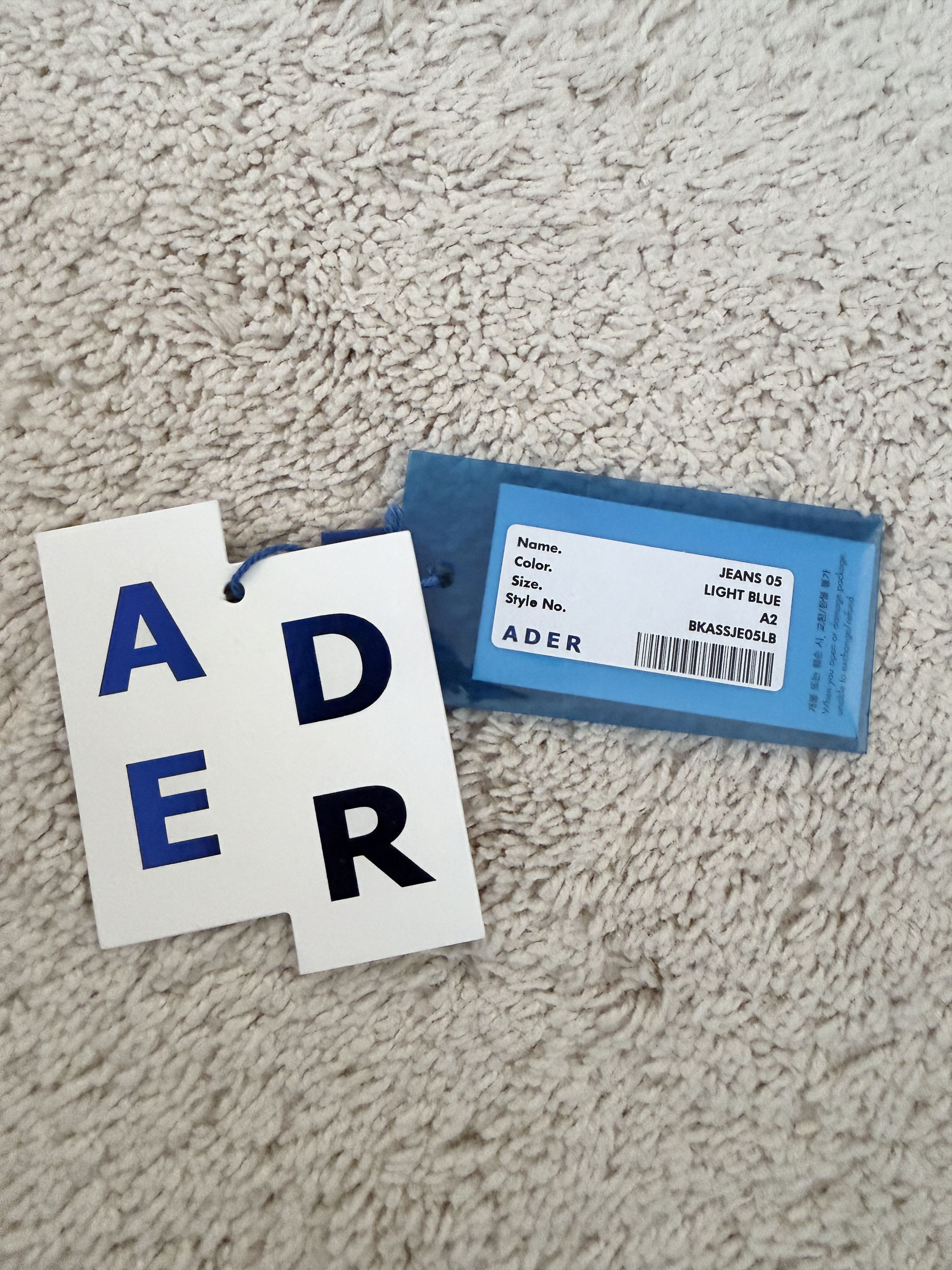 Ader Error Ader Error Light Wash Distressed Jeans Size US 28 / EU 44 - 7 Thumbnail