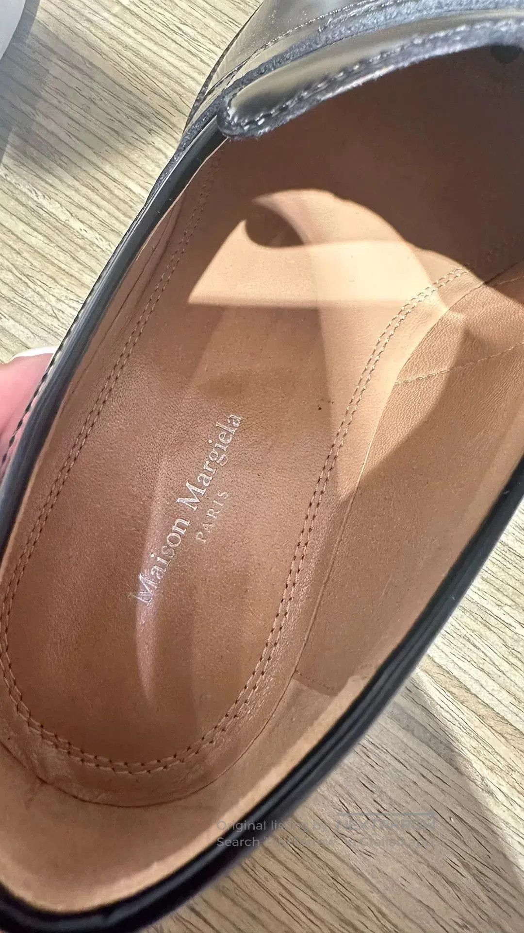 Maison Margiela Maison Margiela Black Split-Toe Loafers. Size US 4 / IT 34 - 6 Thumbnail