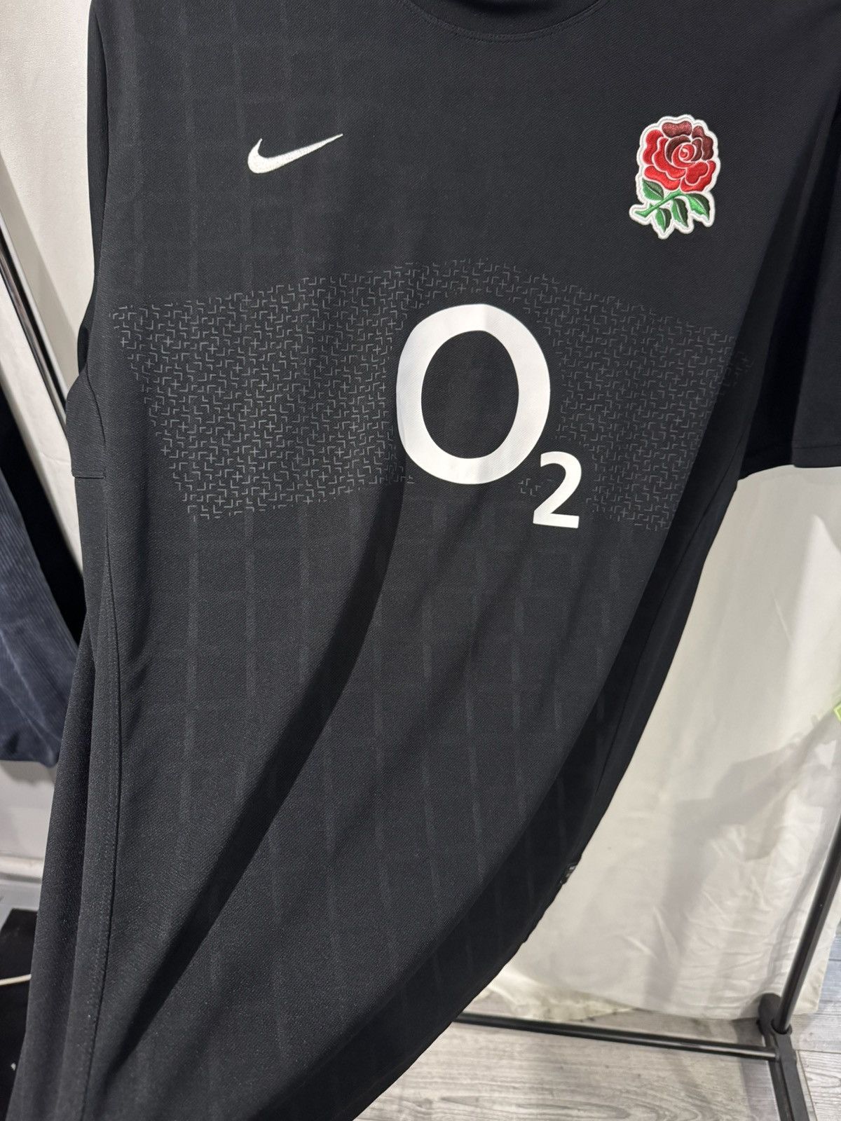 Nike Nike Jersey Nike England Rugby Shirt XXL Black 02 Soccer Size US XXL / EU 58 / 5 - 4 Thumbnail