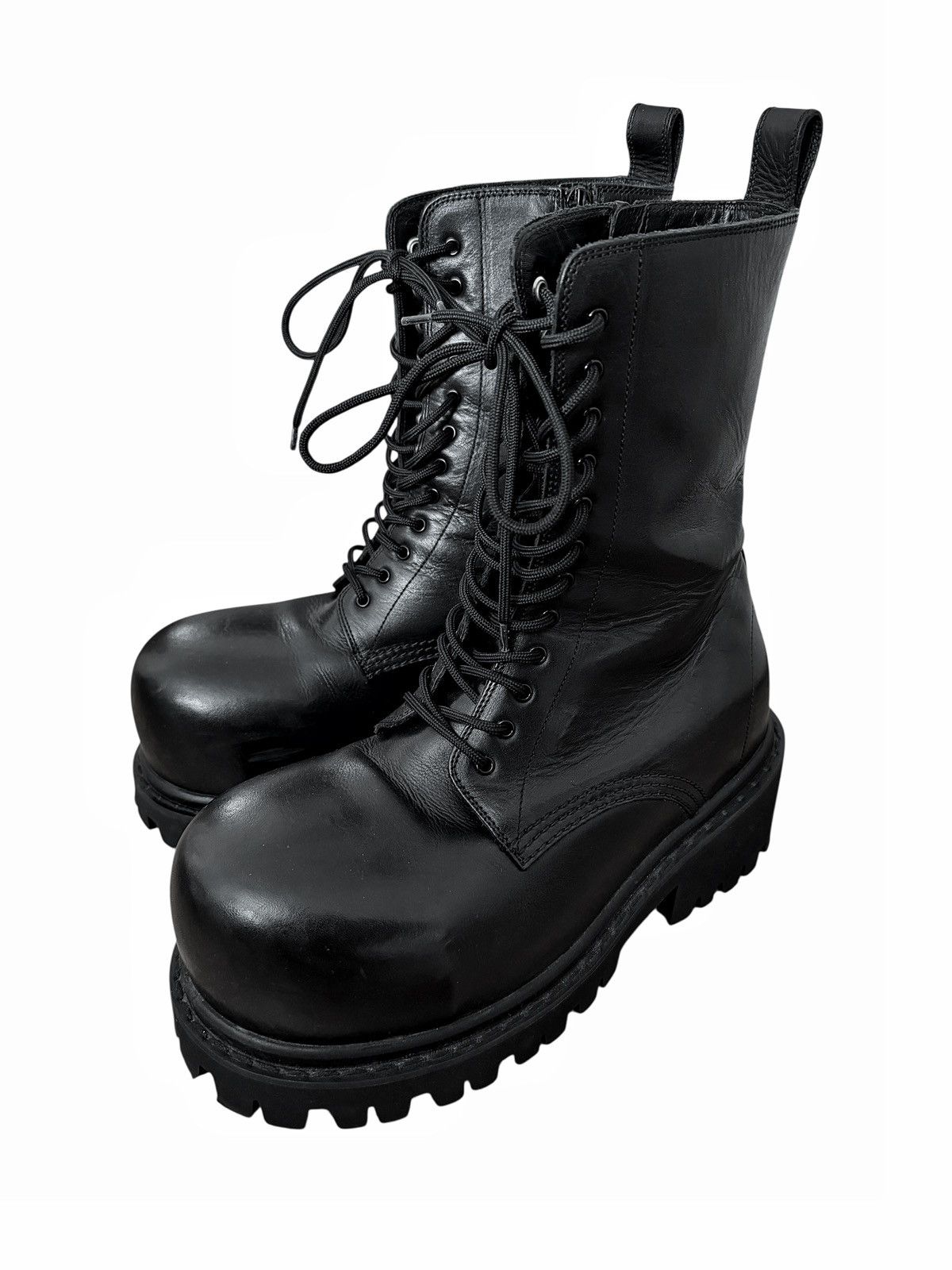 Balenciaga Leather Stomper Bulky Boot Size US 7 / EU 40 - 1 Thumbnail