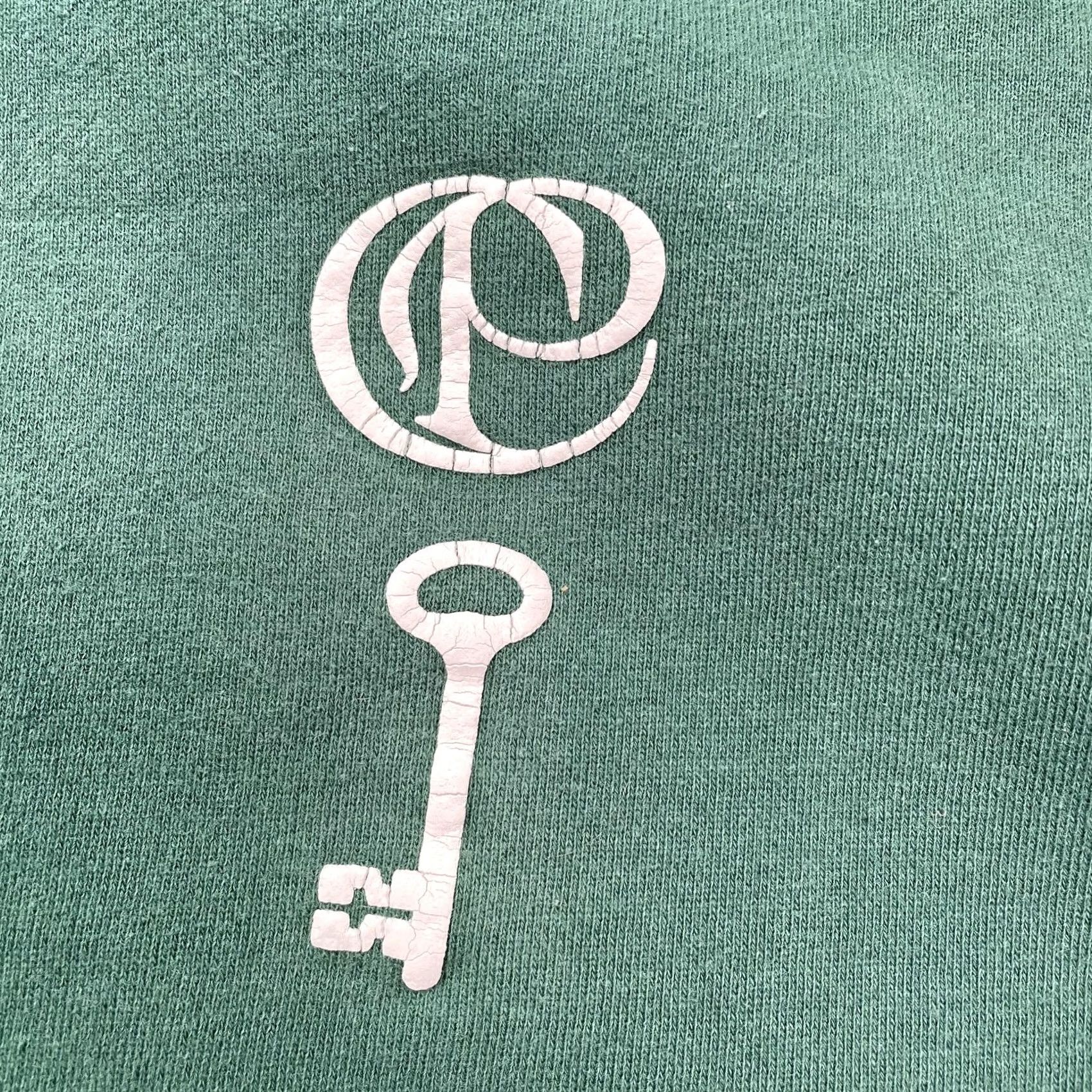 Vintage VINTAGE Caroline Polachek Hoodie Mens L Green Gate Graphic Lyric Sleeve Fleece Size US L / EU 52-54 / 3 - 7 Thumbnail