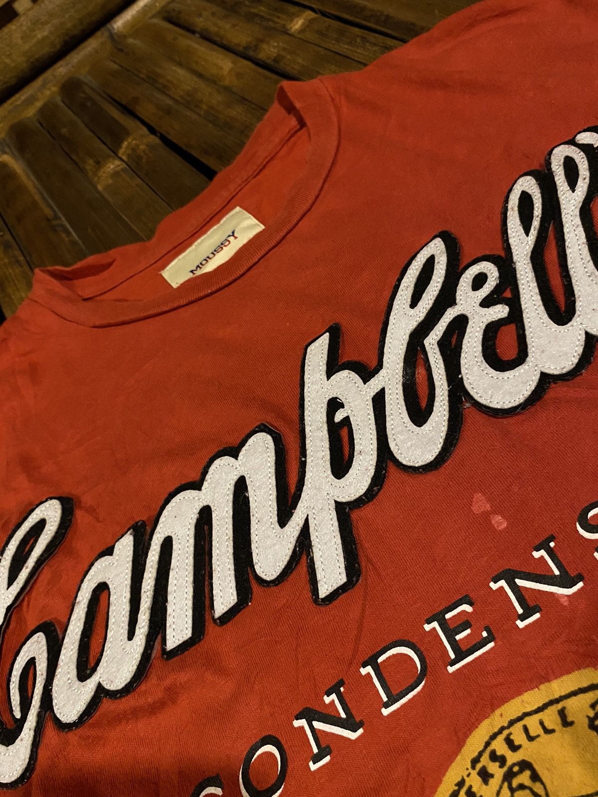 MOUSSY VINTAGE MOUSSY CAMPBELLS TSHIRT Size US XL / EU 56 / 4 - 5 Thumbnail