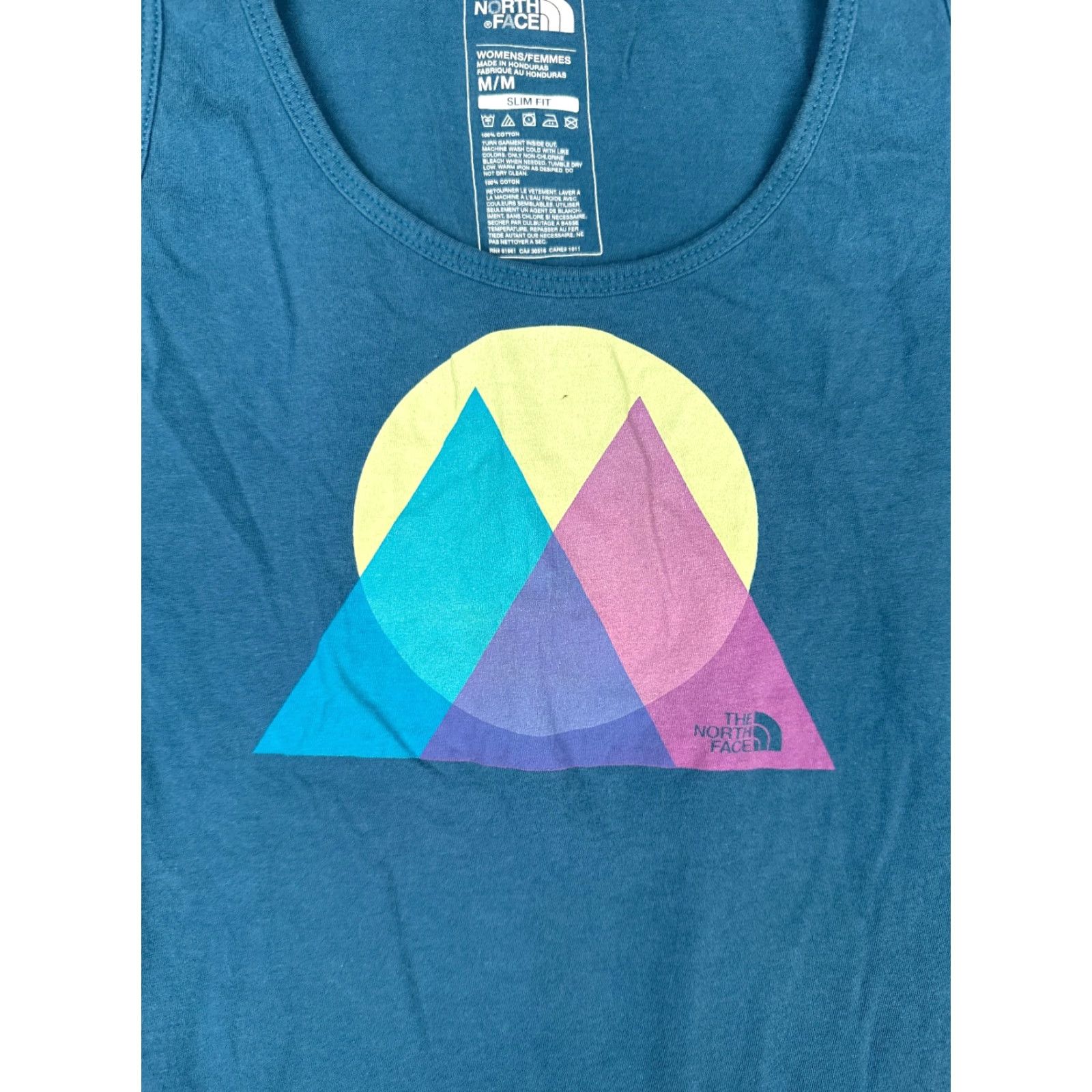 The North Face The North Face Shirt Women Medium Blue Tank Sleeveless Scoop Neck Cotton Slim Size M / US 6-8 / IT 42-44 - 6 Thumbnail