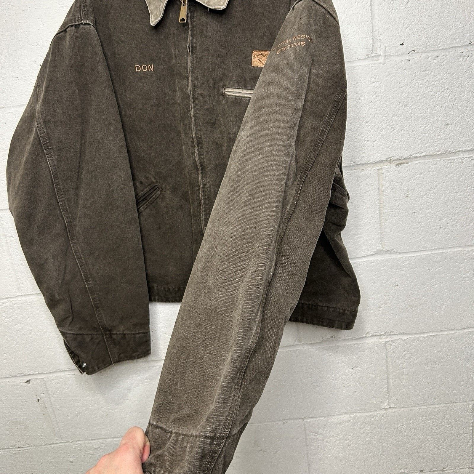 Carhartt Vintage Carhartt Blanketed Detroit Jacket “Timber” J97 TMB Size US XXL / EU 58 / 5 - 11 Thumbnail