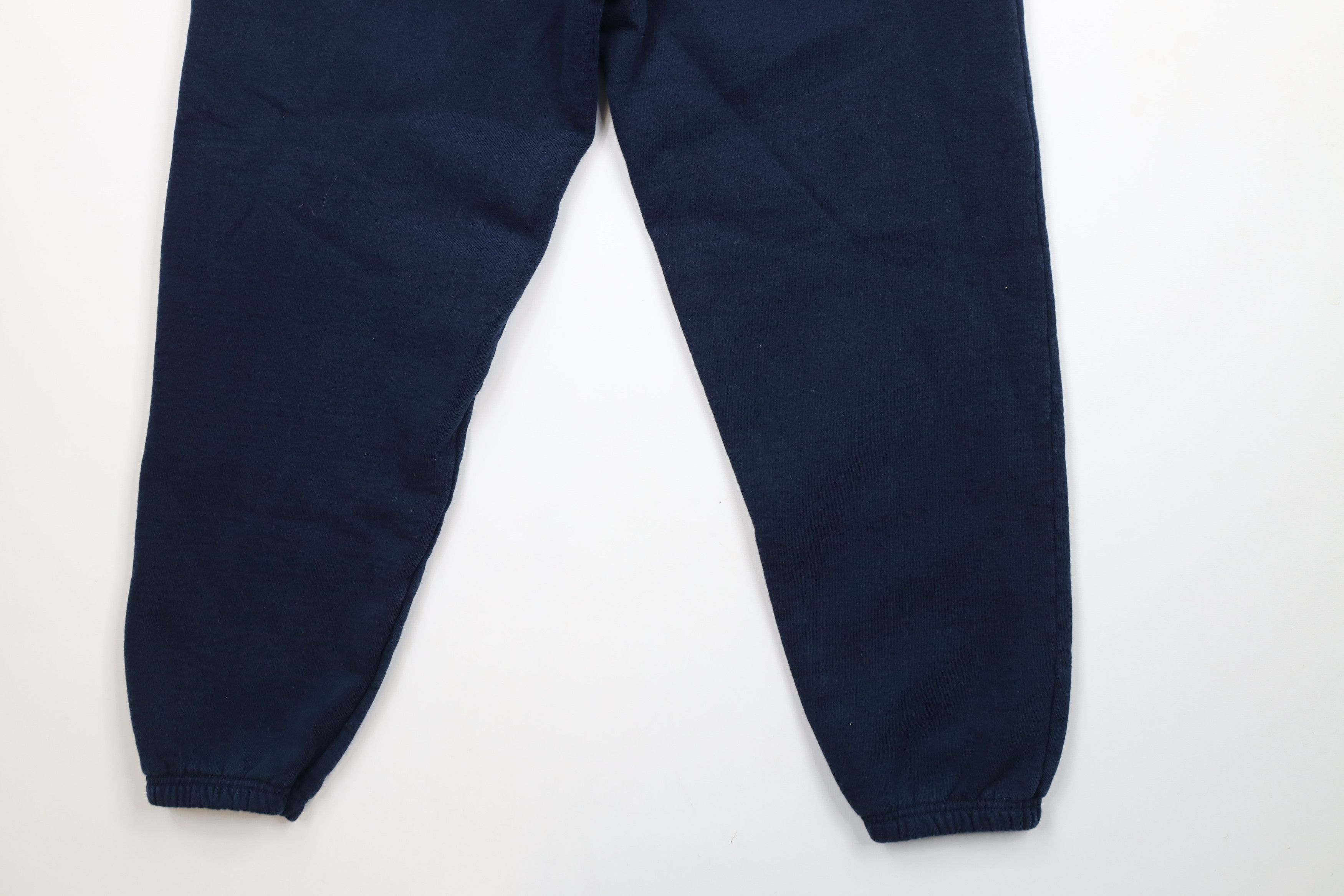 Vintage Vintage 90s Streetwear Heavyweight Sweatpants Joggers Navy Size US 36 / EU 52 - 11 Thumbnail