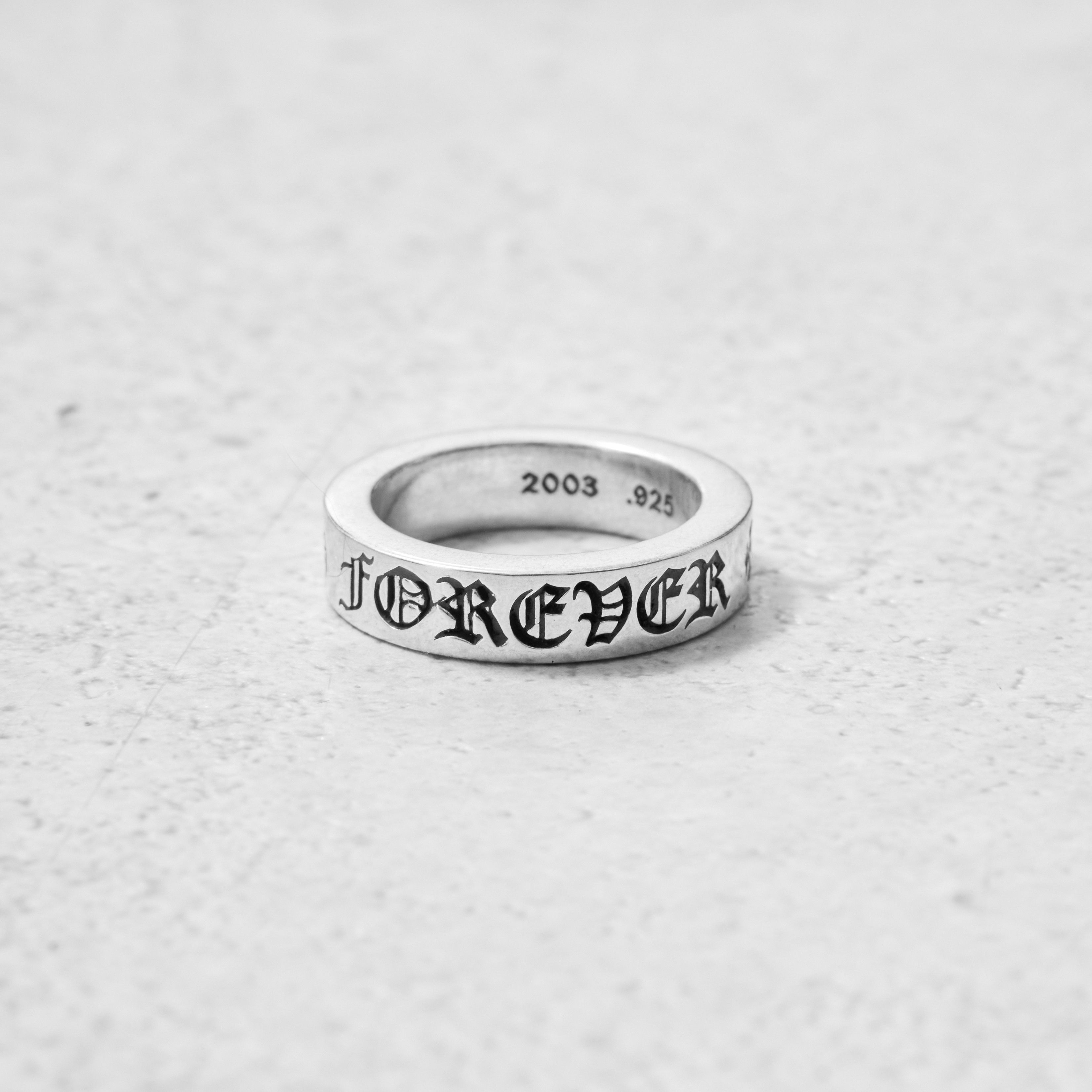 Chrome Hearts CHROME HEARTS Forever 6mm Spacer Ring SILVER Size ONE SIZE - 1 Thumbnail