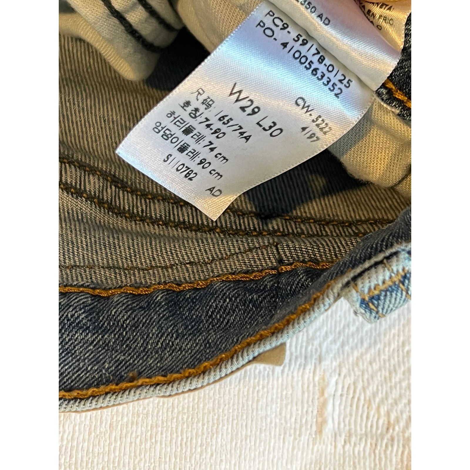 Levi's Levi's Signature Slim Fit Jeans Mens 29x30 Size US 29 - 4 Thumbnail