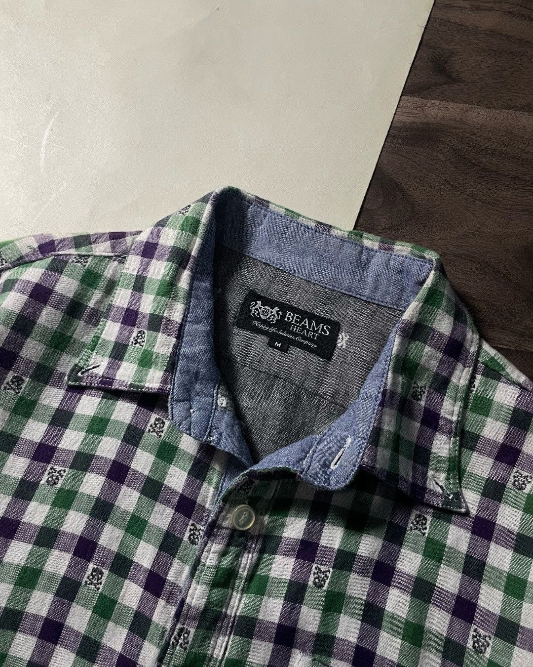Beams Japan FLANNEL SHIRT BEAMS HEART SIZE M Size US M / EU 48-50 / 2 - 5 Thumbnail