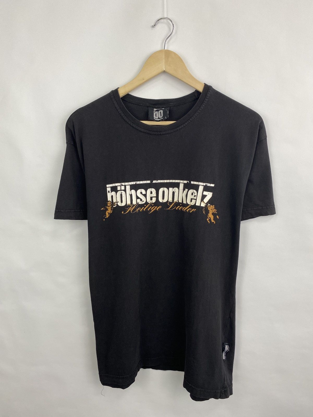 Band Tees 🇩🇪 Vintage 90s Bohse Onkelz Rock Band Tour T-Shirt Retro Rare Size US L / EU 52-54 / 3 - 3 Thumbnail