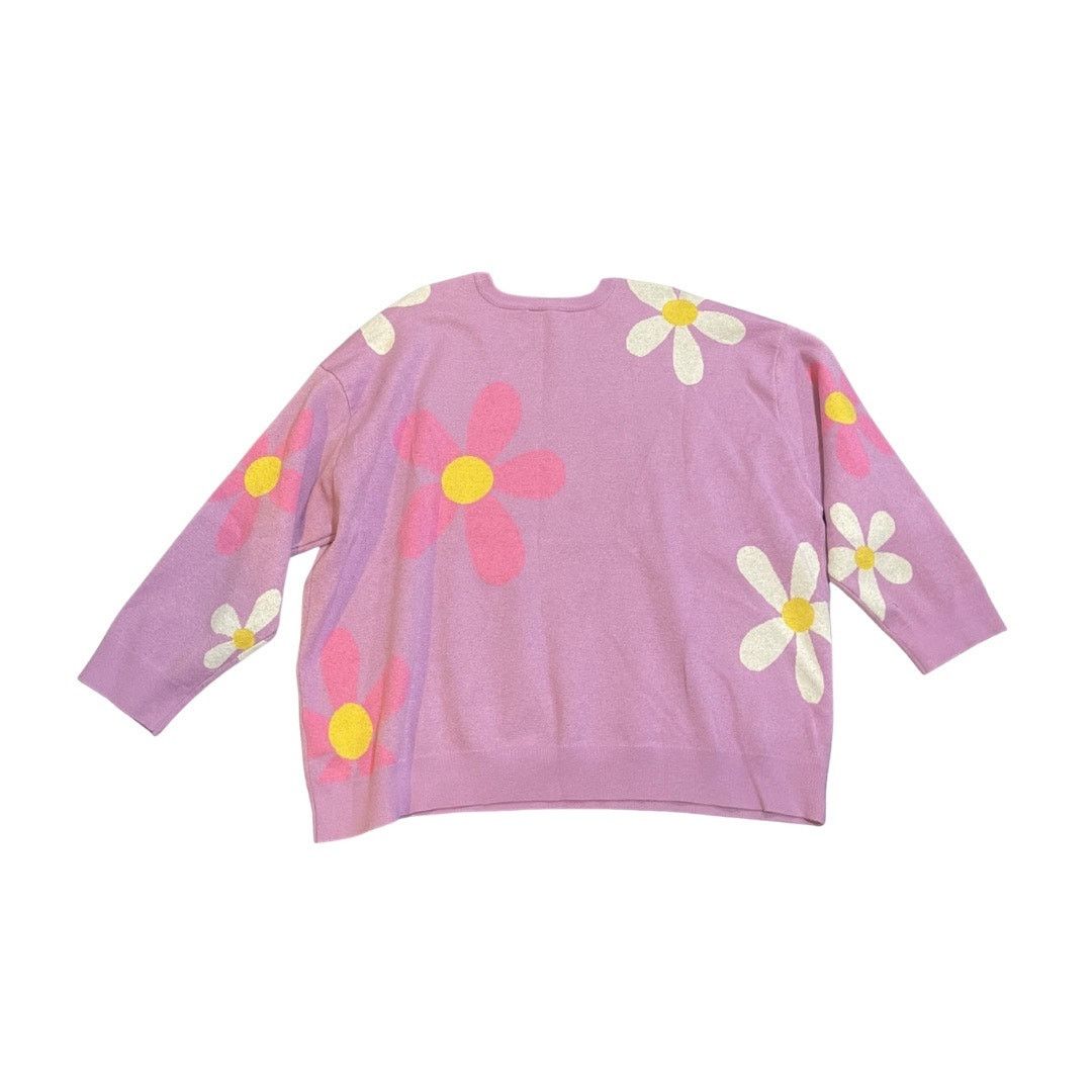 Disney Daisy Duck Purple Knit Sweater Fleece Pullover Plus Size Size 3XL / US 20-22 - 2 Thumbnail