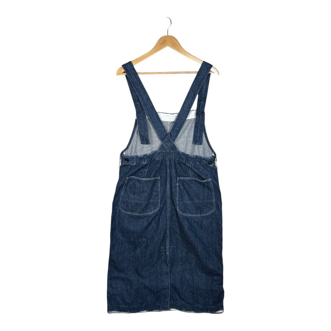 45rpm 45RPM JAPAN BLUE DENIM JUMPER DRESS SKIRT Size S / US 4 / IT 40 - 2 Thumbnail