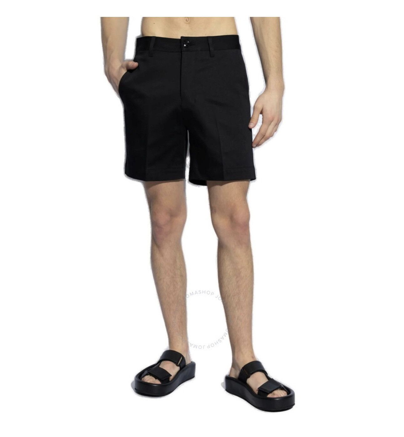 AMI BNWT $400 AMI S black classic chinos shorts cotton Size US 30 / EU 46 - 1 Thumbnail