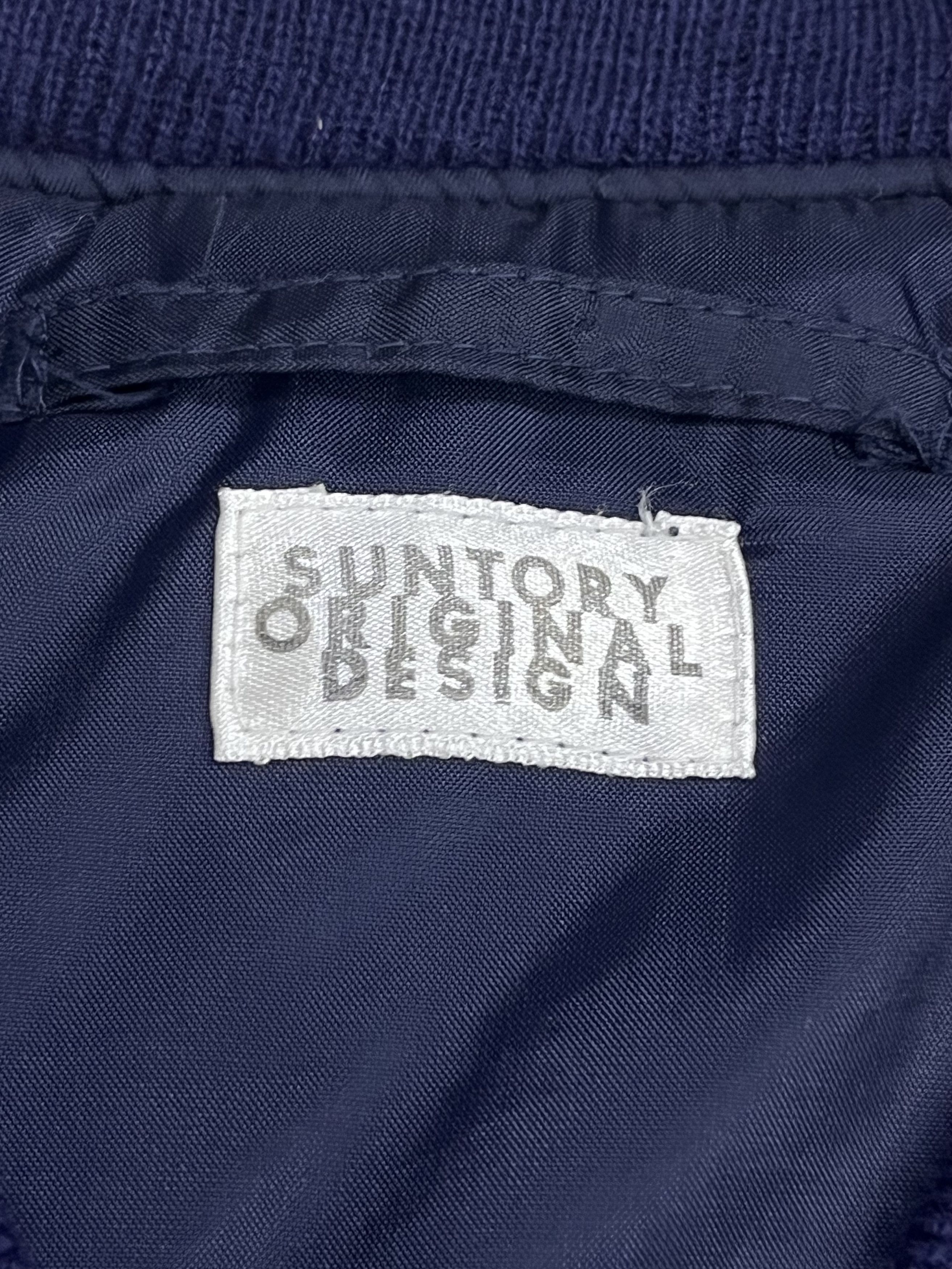 Mr. Gentleman 💥Vintage SUNTORY BOSS COFFEE Japan MA-1 Bomber Jacket Size US L / EU 52-54 / 3 - 7 Thumbnail