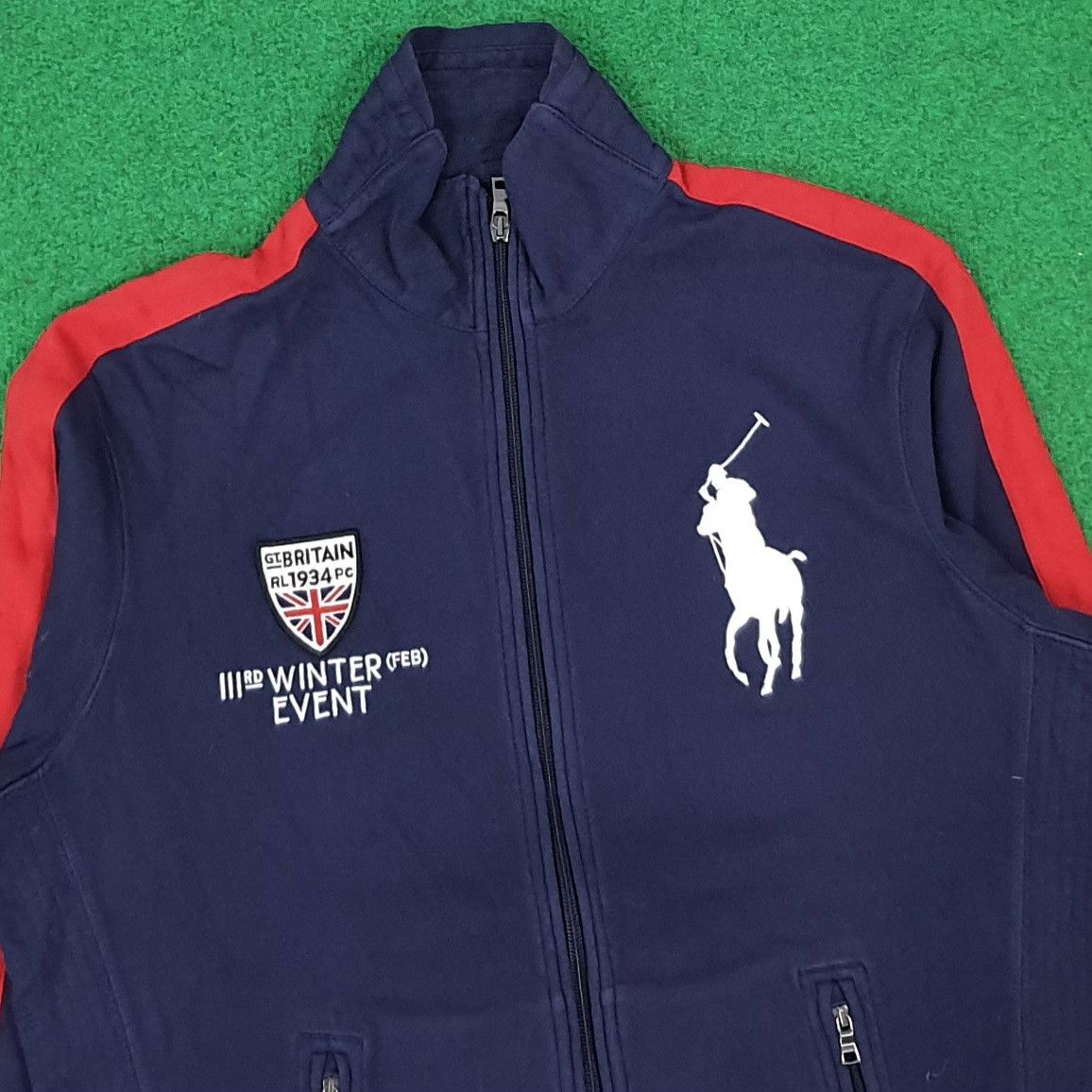 Polo Ralph Lauren Vintage Polo by Ralph Lauren Britain Zipper Jacket C275N22 Size US M / EU 48-50 / 2 - 2 Thumbnail