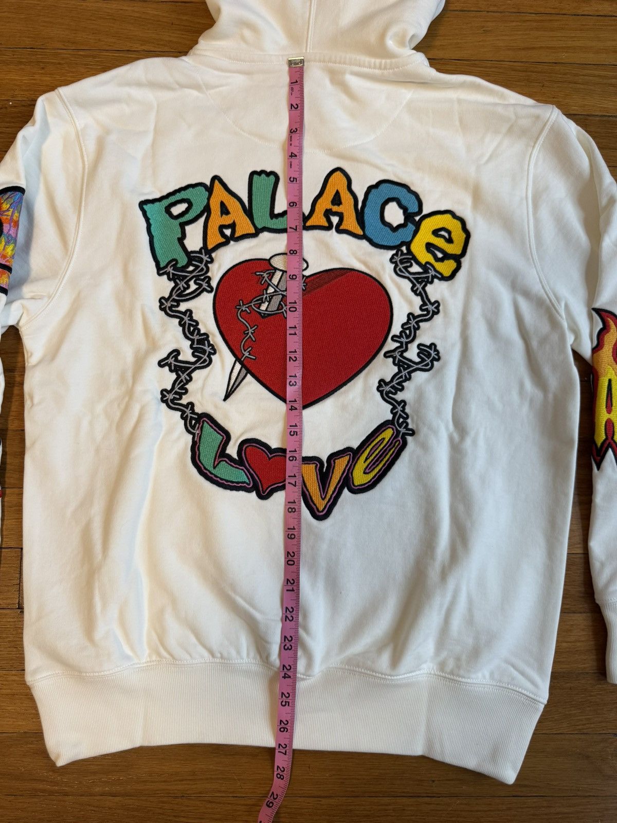 Palace Palace x WWE Love Hoodie White Size M Size US M / EU 48-50 / 2 - 11 Thumbnail