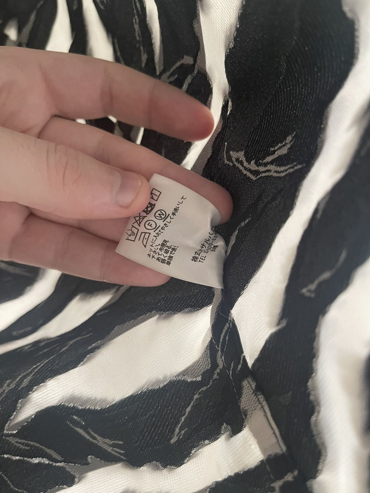 Sulvam Jacquard Grey & Black Overshirt Size US M / EU 48-50 / 2 - 7 Thumbnail