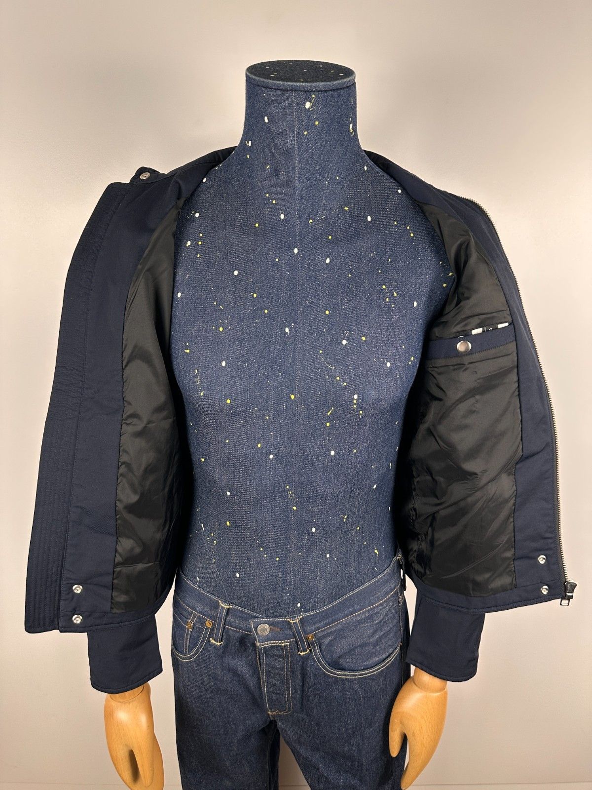 Diesel Diesel Glory Bikers Jacket Light Padded Size S Navy Size US S / EU 44-46 / 1 - 9 Thumbnail
