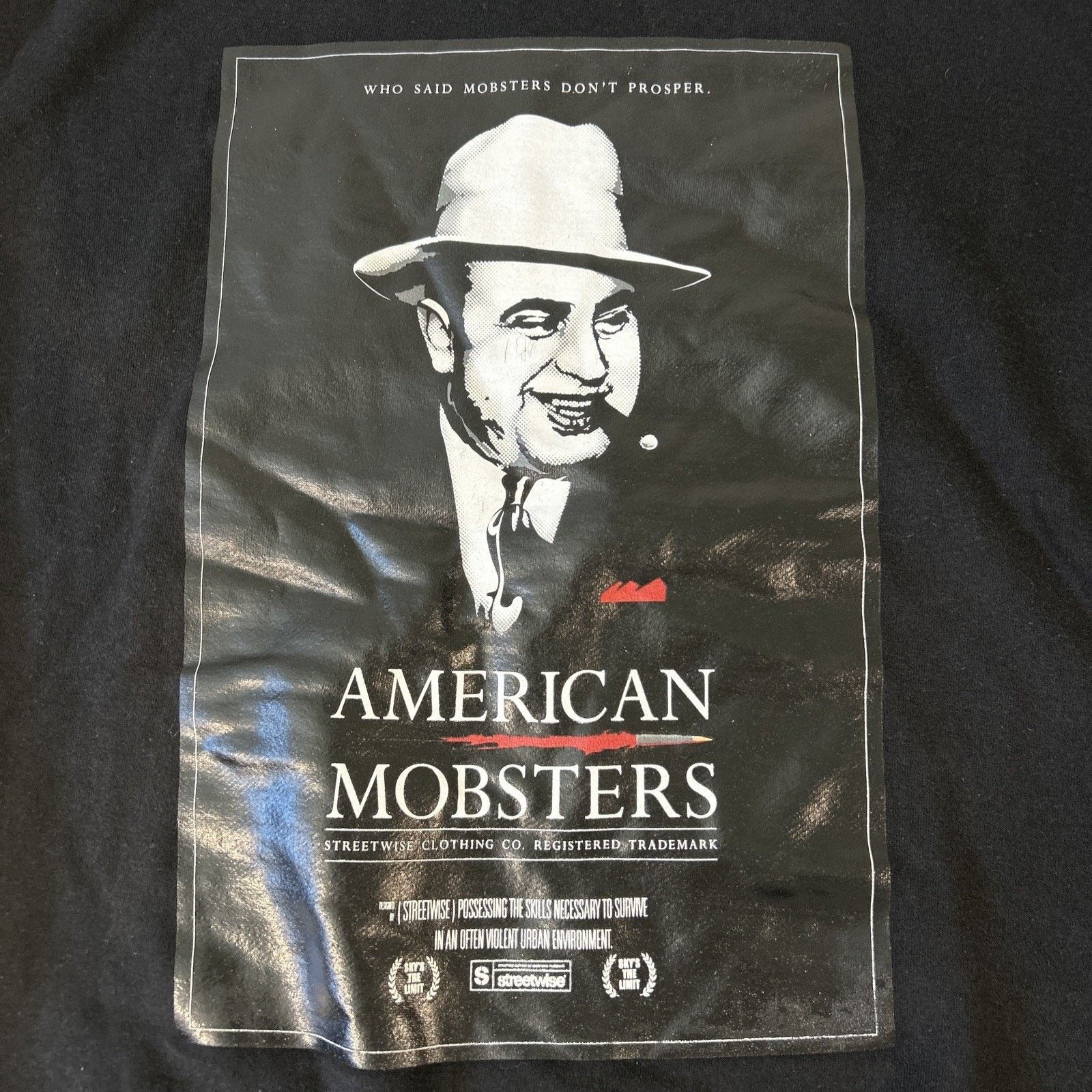 Supreme Mobster GoodFellas Sweater Mens XL Mafia Pullover Vintage Size US XL / EU 56 / 4 - 3 Thumbnail
