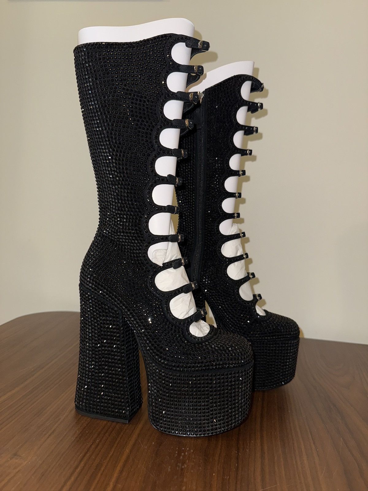 Marc Jacobs Marc Jacob’s Rhinestone Kiki Boots Women’s EU 6/US 6 Size US 6 / IT 36 - 1 Thumbnail