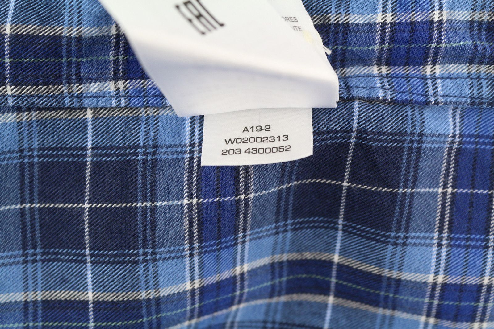 Gant FLANNEL CHECK EU36 Blue Button-Down Plaid Shirt 85125 Size S / US 4 / IT 40 - 11 Thumbnail