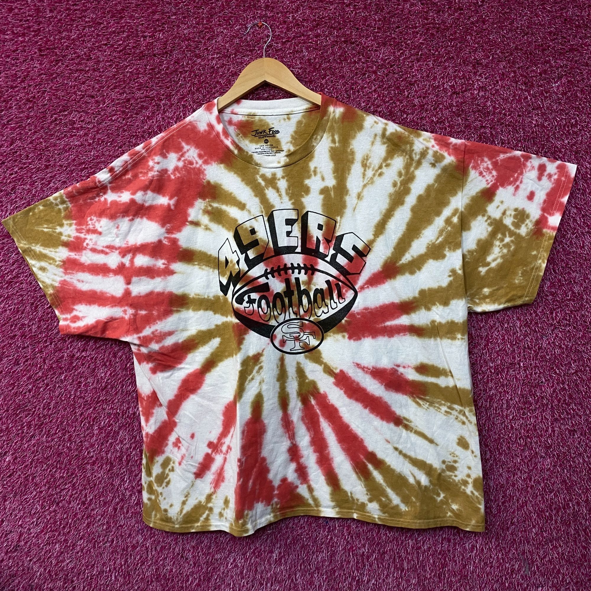 Junk Food San Francisco 49ers Football Tie-Dye T-Shirt 2XL Size US XXL / EU 58 / 5 - 3 Thumbnail