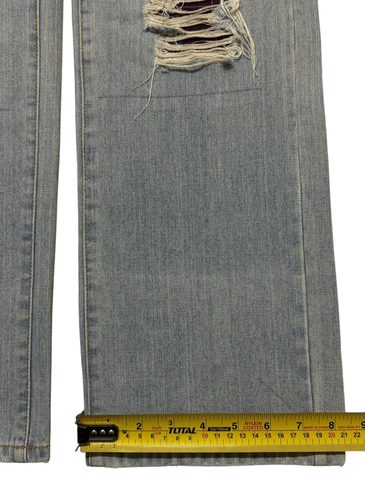 Kapital Vintage Y2K Japanese Brand Mud Wash Distressed Straight Leg Size US 32 / EU 48 - 13 Thumbnail