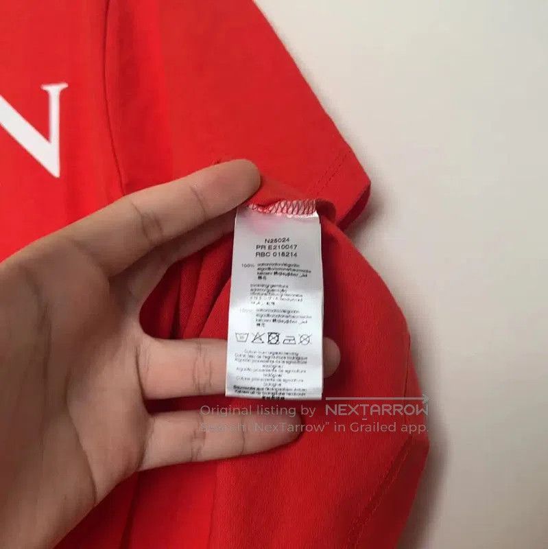 Lanvin Lanvin Red Cotton Men's T-Shirt . Size US S / EU 44-46 / 1 - 5 Thumbnail