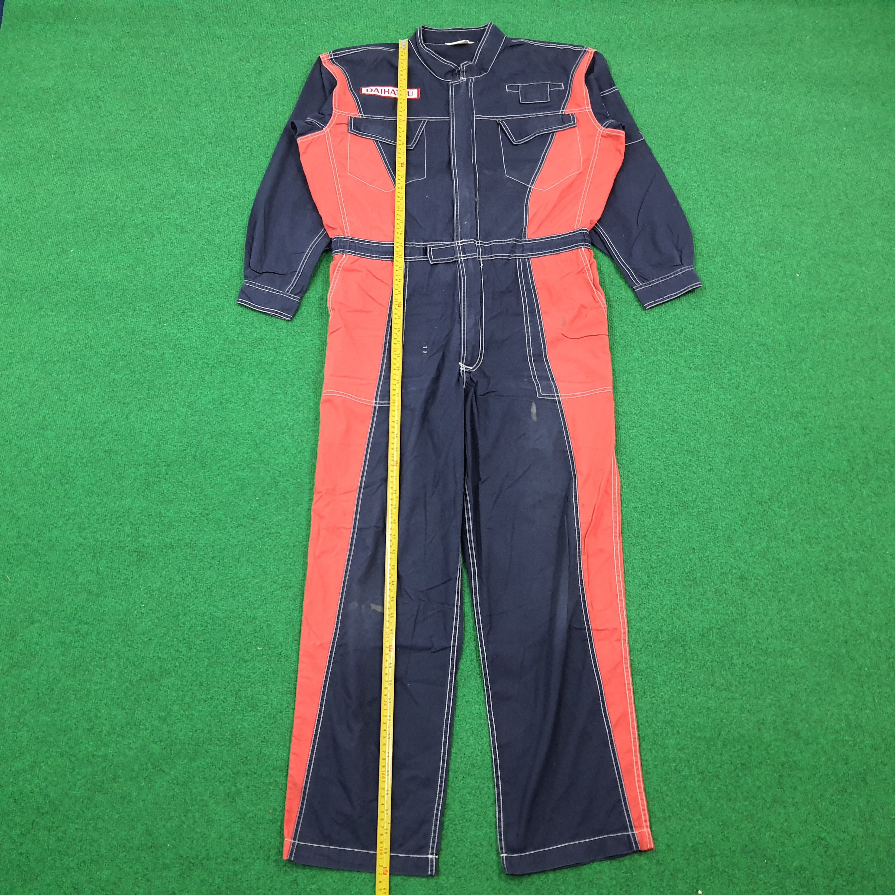 Japanese Brand × Vintage Vintage Daihatsu Motorsports Japan Racing Mechanics Coverall Size US XL / EU 56 / 4 - 4 Thumbnail
