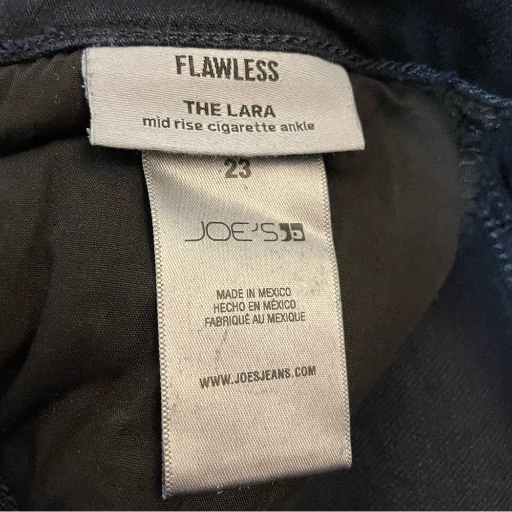 Joe's NWT New $188 Joe's The Lara Mid-Rise Cigarette Ankle Delos Size 23" - 5 Thumbnail