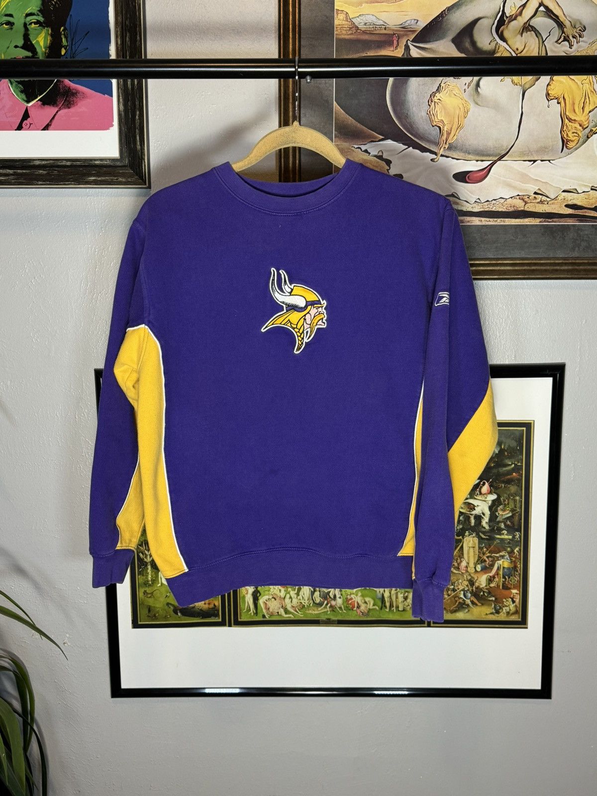 Reebok × Vintage Vintage Minnesota Vikings Sweatshirt Size US S / EU 44-46 / 1 - 1 Thumbnail