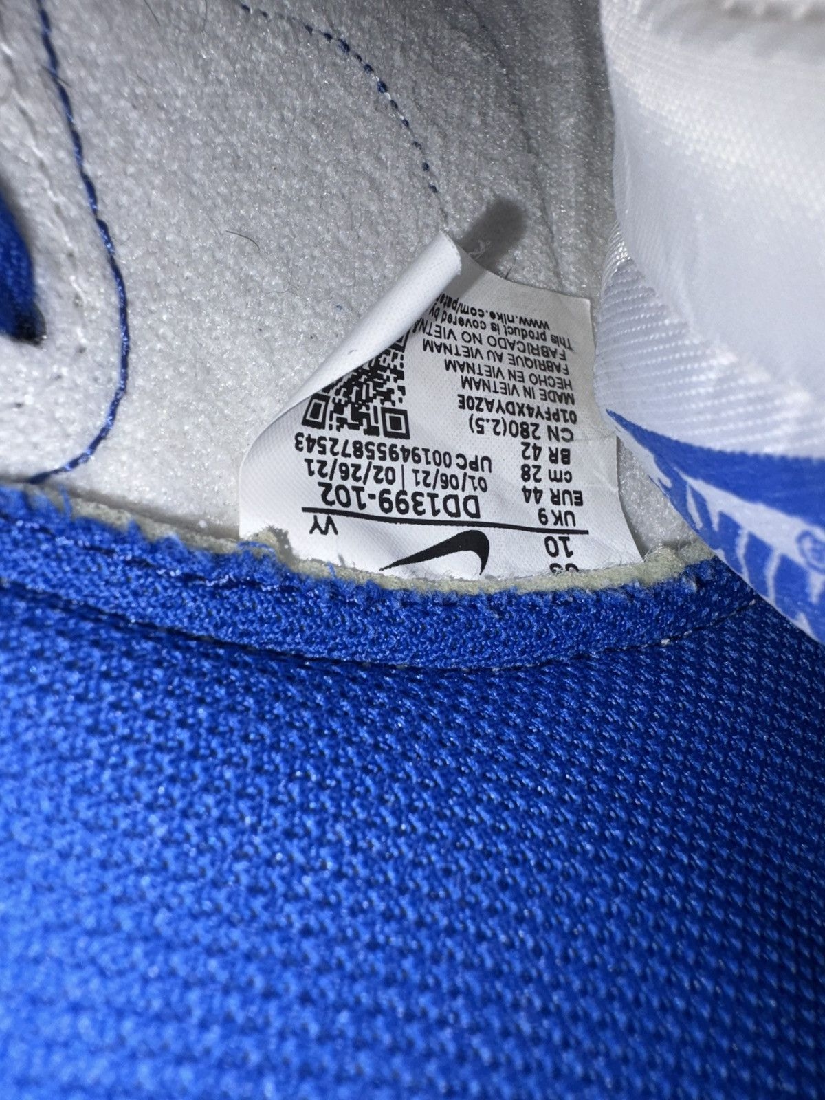 Nike Nike Dunk - Game Royal Size US 10 / EU 43 - 7 Thumbnail