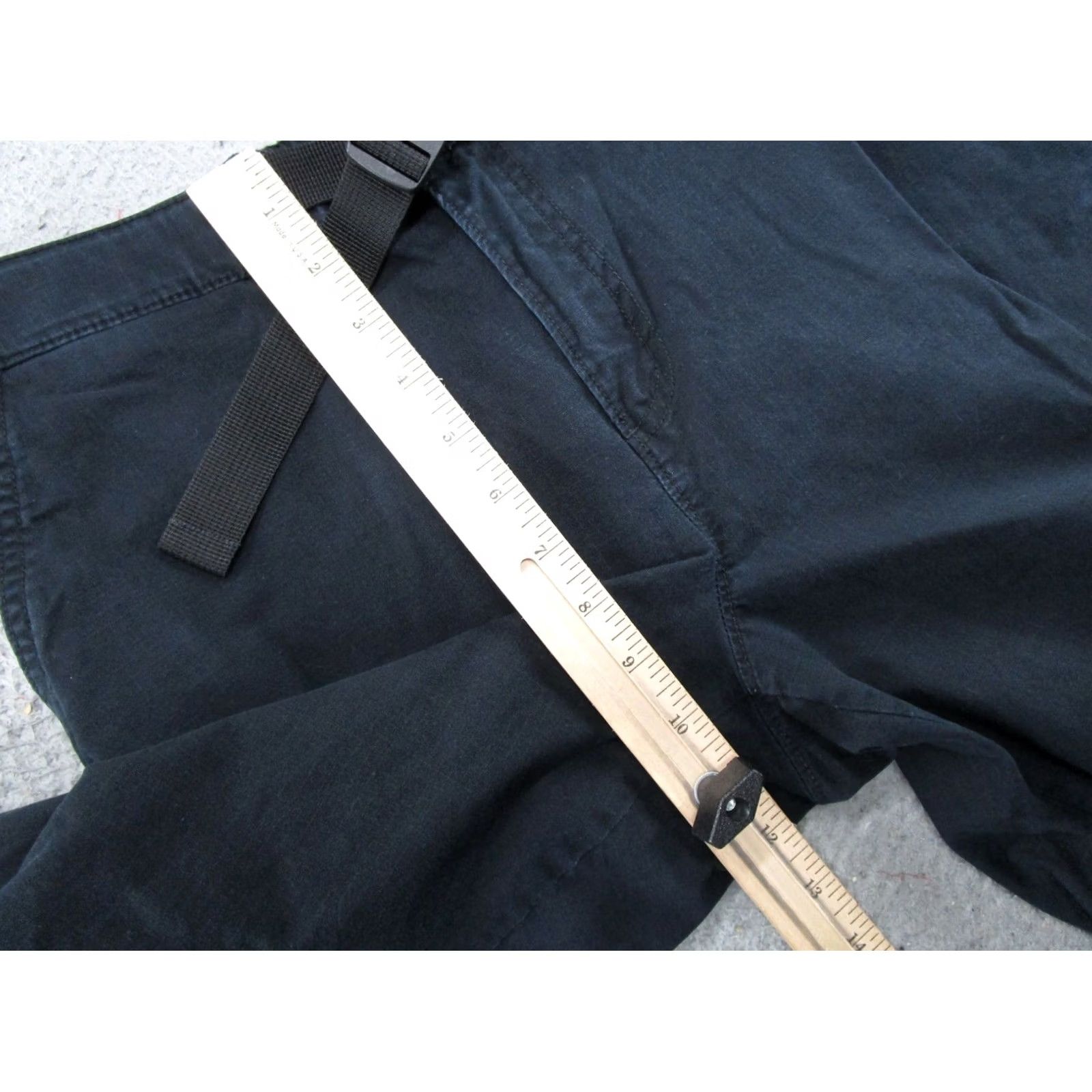 Vintage Columbia Women's Pants Belted Elastic Waist Ripstop Outdoor Tapered Size 14 Black Size 36" / US 14 / IT 50 - 7 Thumbnail