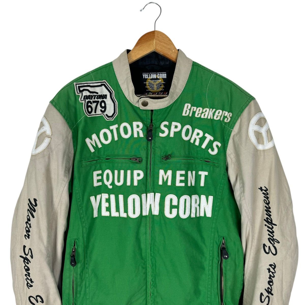 YELLOW CORN ☀️YELLOW CORN DAYTONA PADDING RACING TEAM JACKET Size US L / EU 52-54 / 3 - 2 Thumbnail