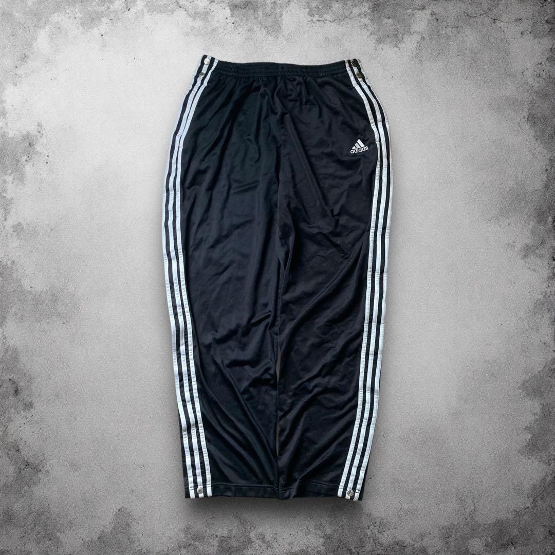 Adidas × Kanye West Y2K Adidas Equipment 3 Striped Side Button Wide Track Pants Size US 38 / EU 54 - 1 Thumbnail