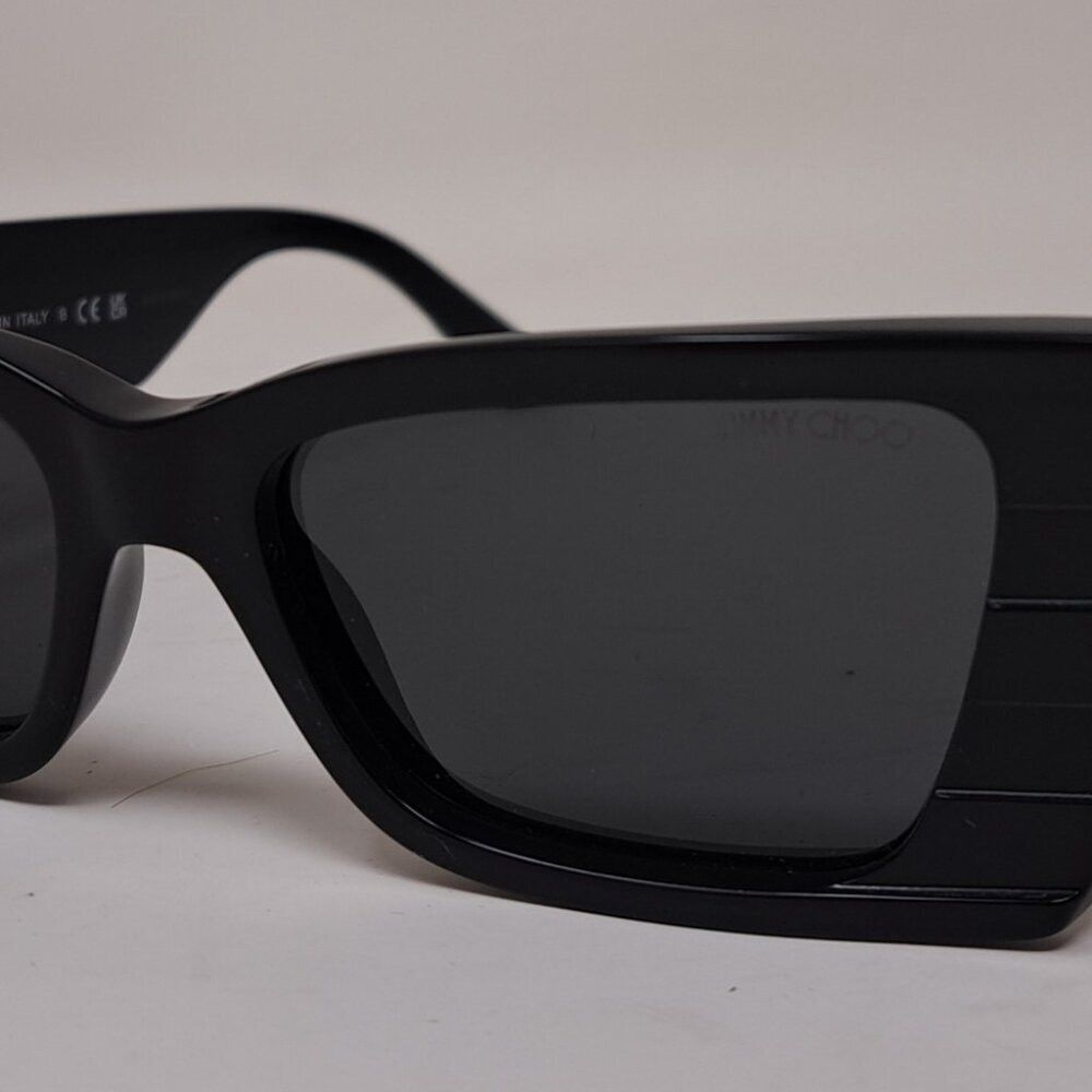 Jimmy Choo NWT Jimmy Choo Avenue Motif Tatum Sunglasses Matte Black Gr Size ONE SIZE - 9 Thumbnail