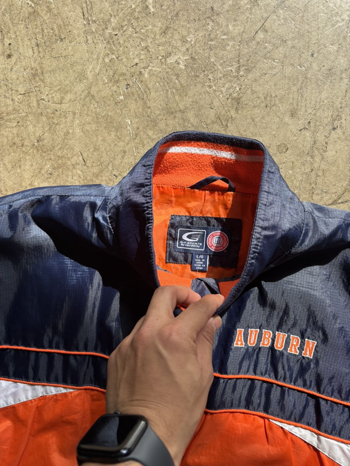 Vintage Vintage Auburn Windbreaker Size US L / EU 52-54 / 3 - 2 Thumbnail