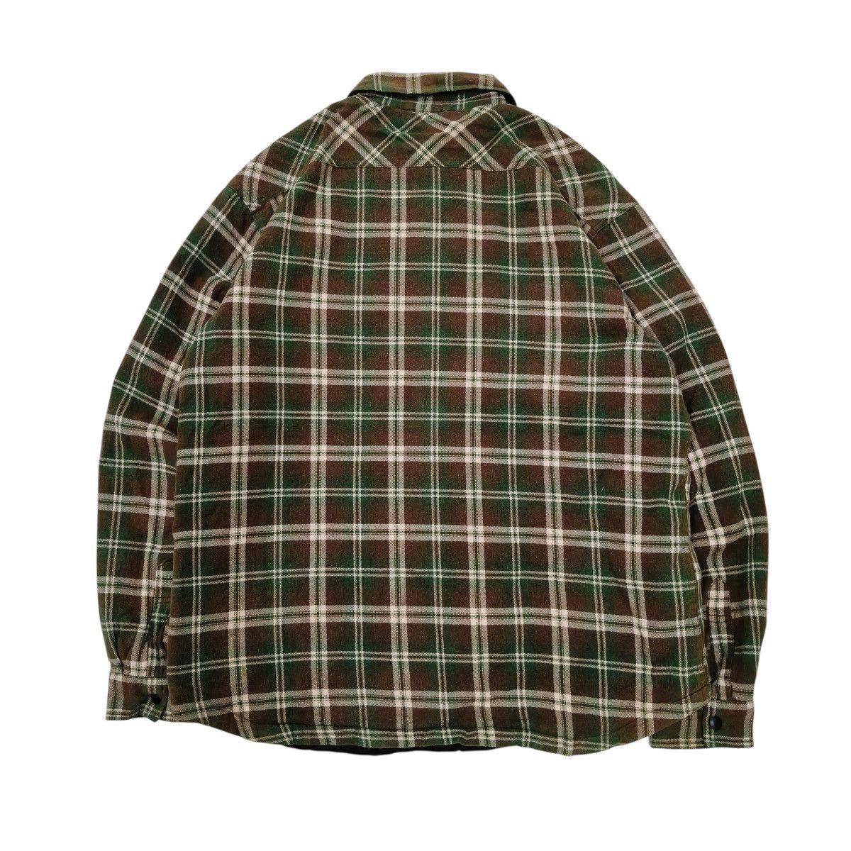 Japanese Brand Vintage Clothes Truck Quilted Flannel Jacket Size US L / EU 52-54 / 3 - 5 Thumbnail