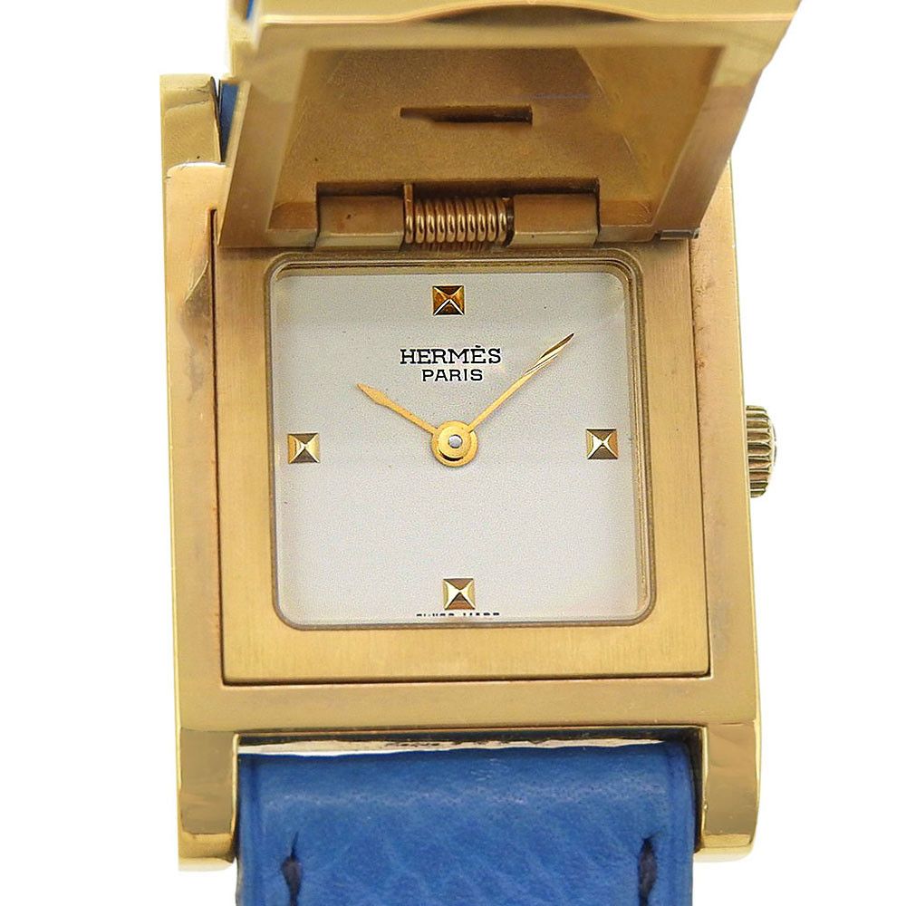 Hermes Hermes Hermès Medor Gold Plated Metal Quartz DUTY FREE for USA Size ONE SIZE - 1 Thumbnail