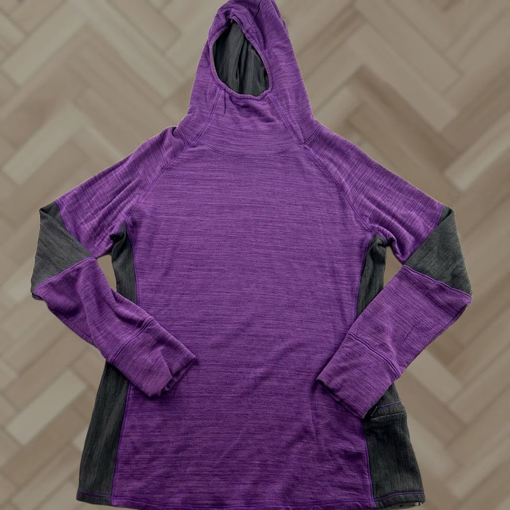 Footjoy FootJoy FJ Modal Pullover Hoodie Golf Sweatshirt Women's Medium Purple Gray Hoodie Womens M Purple Gray Modal Golf Size M / US 6-8 / IT 42-44 - 1 Thumbnail