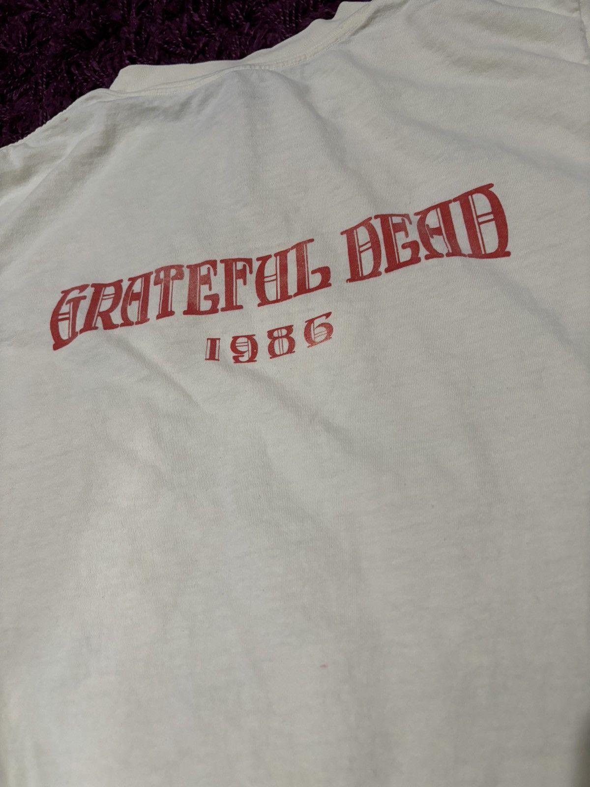 Band Tees × Grateful Dead × Vintage Vintage Grateful Dead 1986 Uncle Sam Shirt Size Small Size US S / EU 44-46 / 1 - 8 Thumbnail