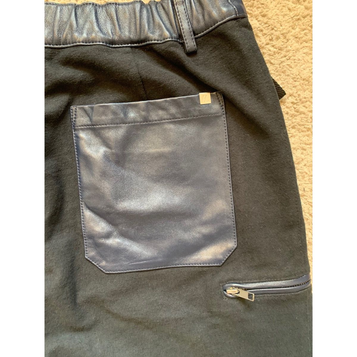 Helmut Lang HELMUT LANG LEATHER FLIGHT PANTS Size US 32 / EU 48 - 14 Thumbnail