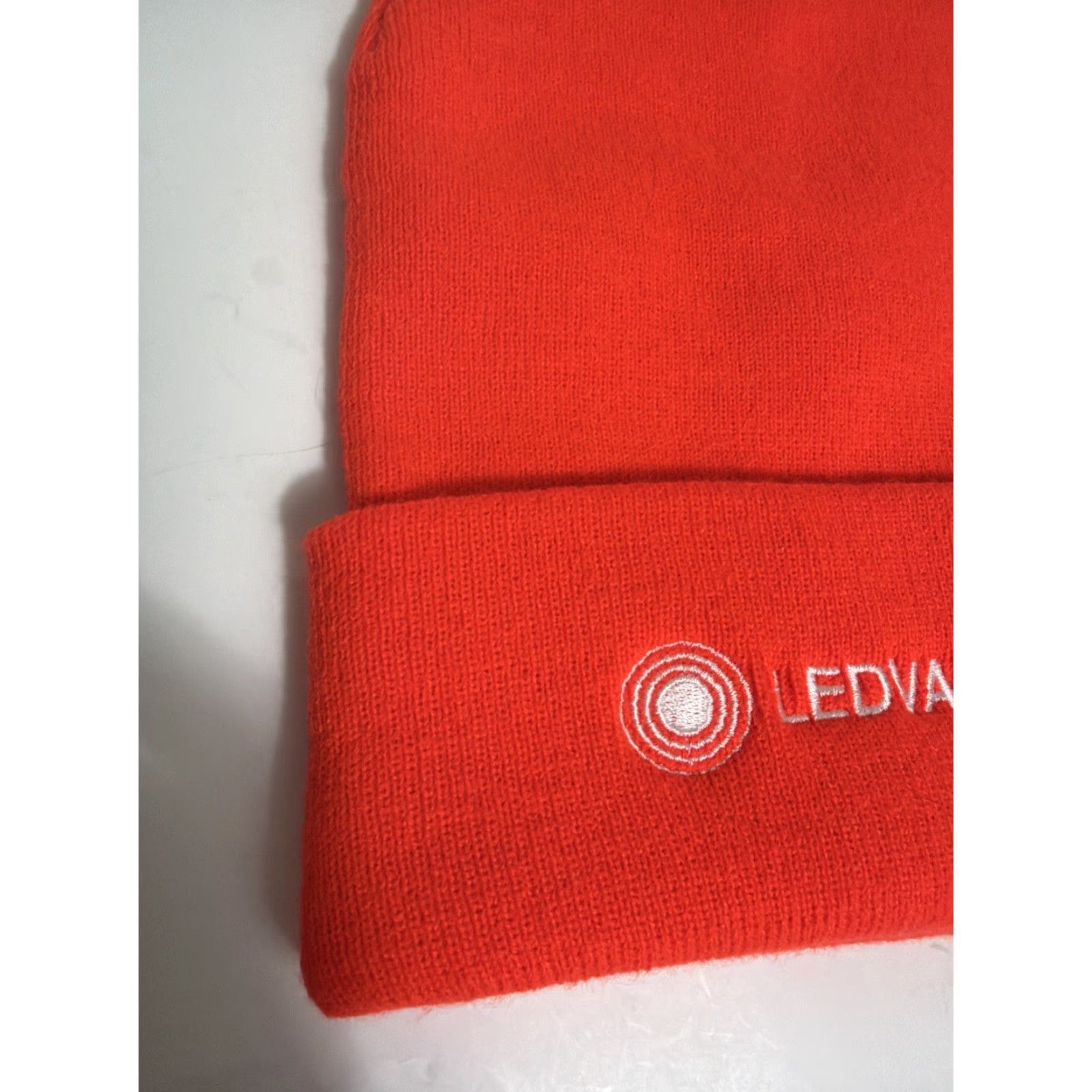Carhartt Carhartt Beanie Safety Orange Acrylic One Size Embroidered “ledvance” Mens Size ONE SIZE - 2 Thumbnail