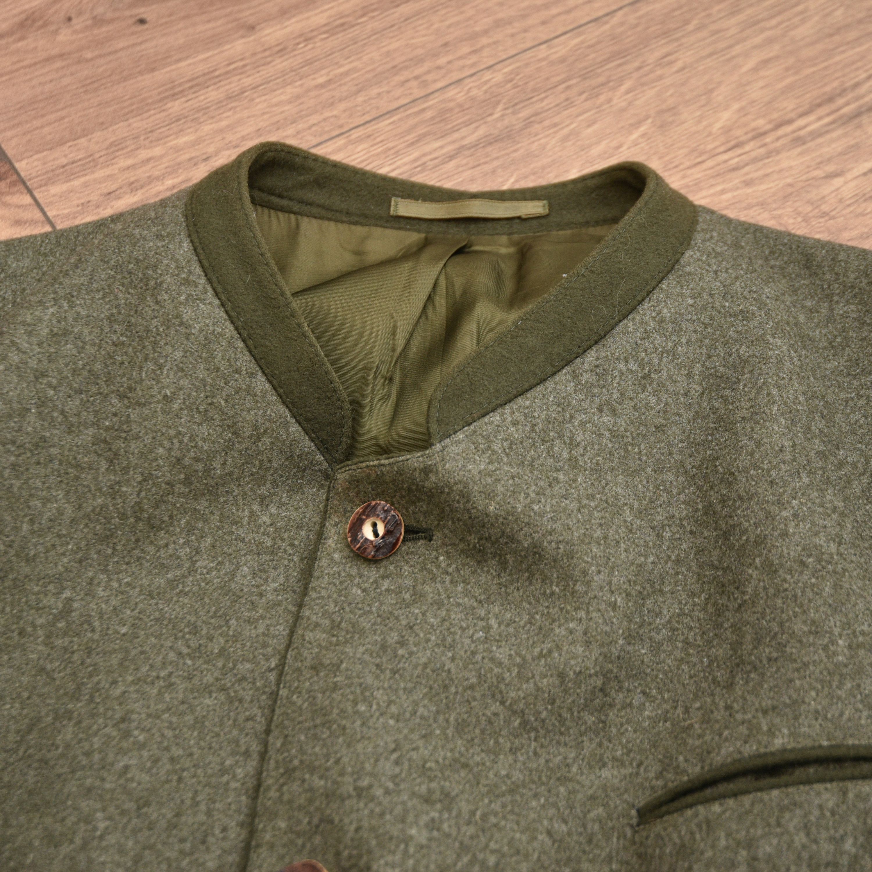 Man Made In Australia Rare LODENFREY STROHMAIER Austrian Loden Wool Janker Jacket Size US XL / EU 56 / 4 - 9 Thumbnail